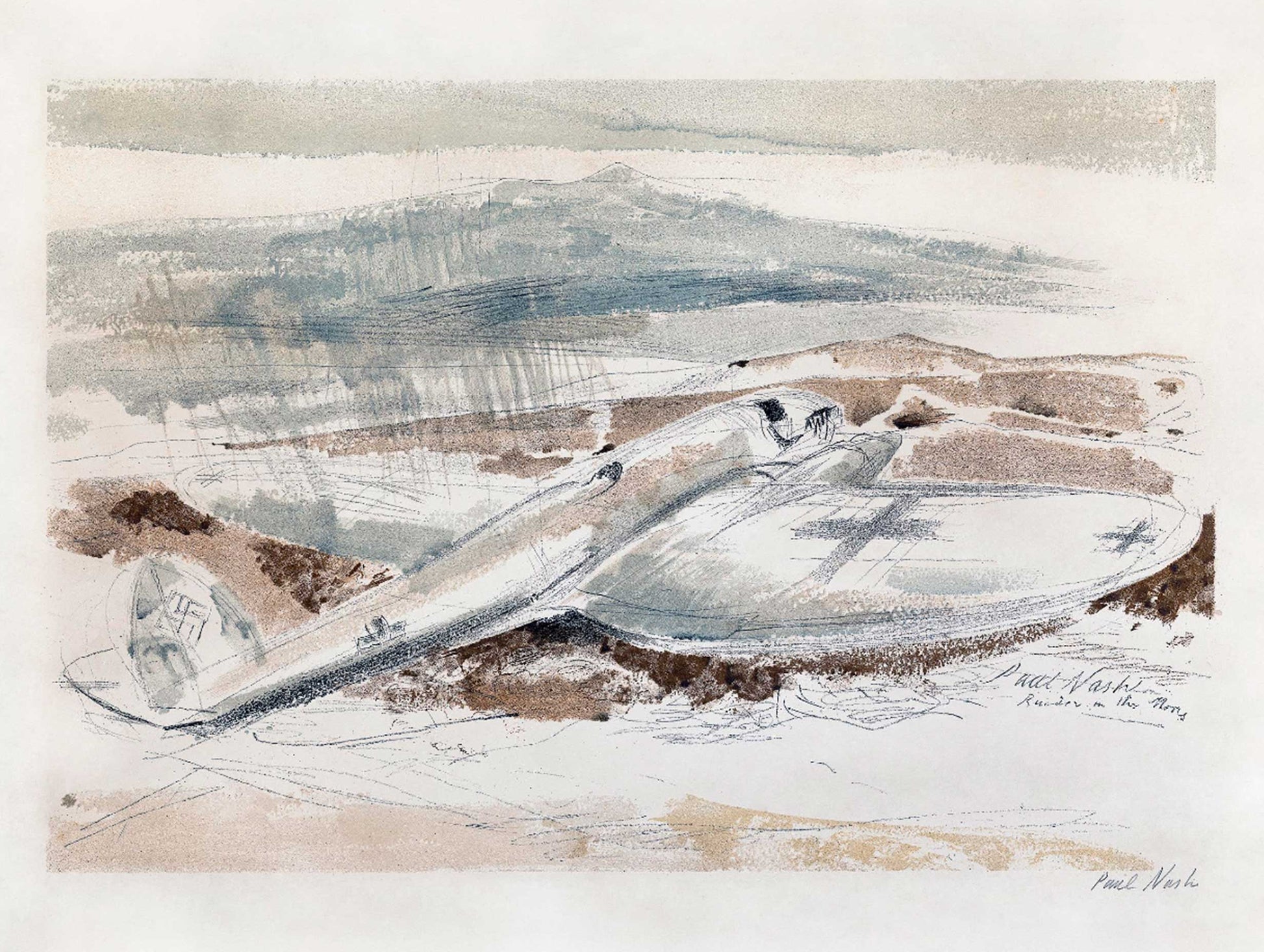 The Raider on the Moors Paul Nash Art Print