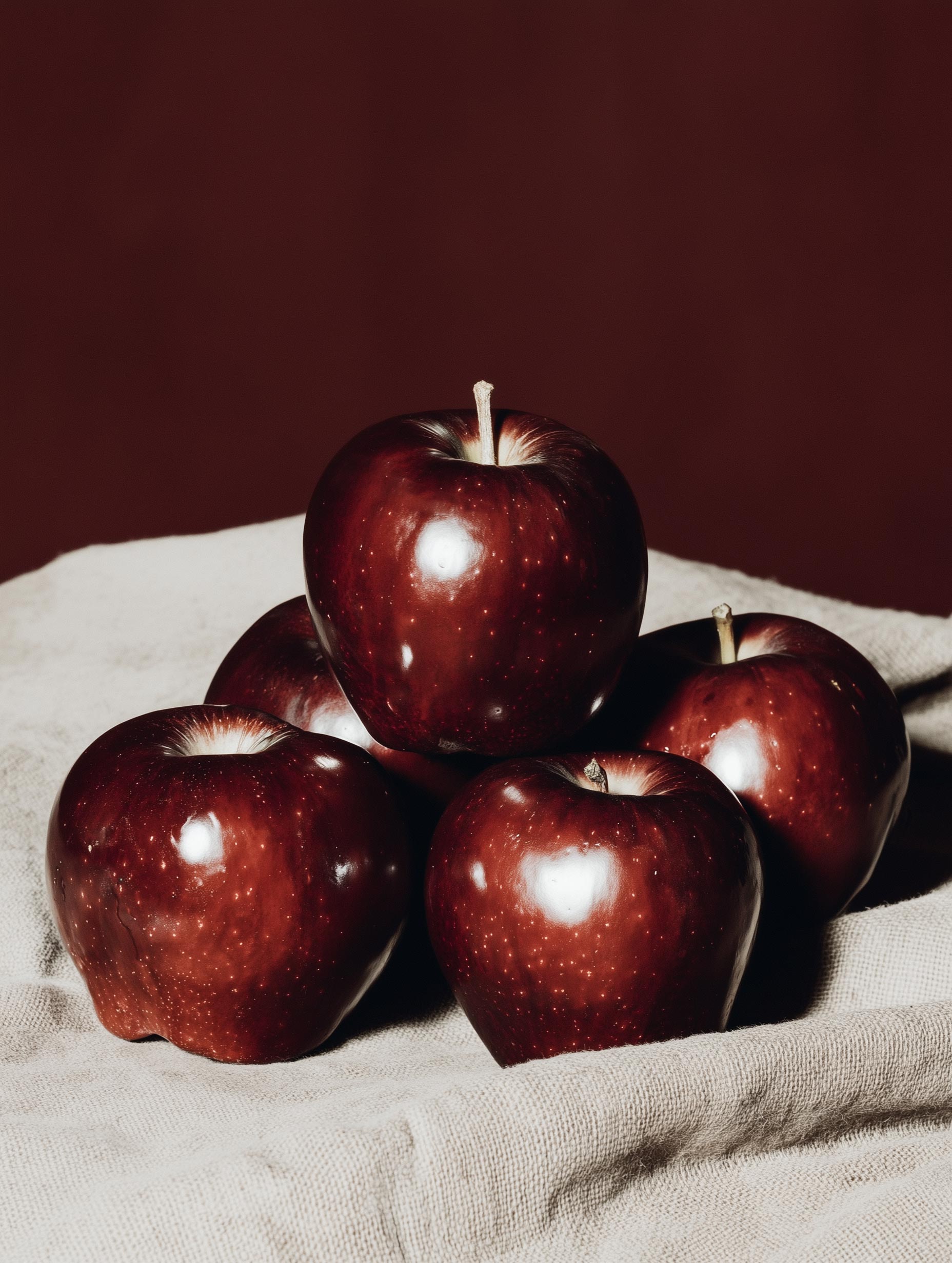 Red Apples Fruit Artwork