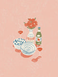 Lydia Greaves - Red Wine Poster