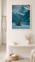 Reindeer Animal Photography Poster Mockup