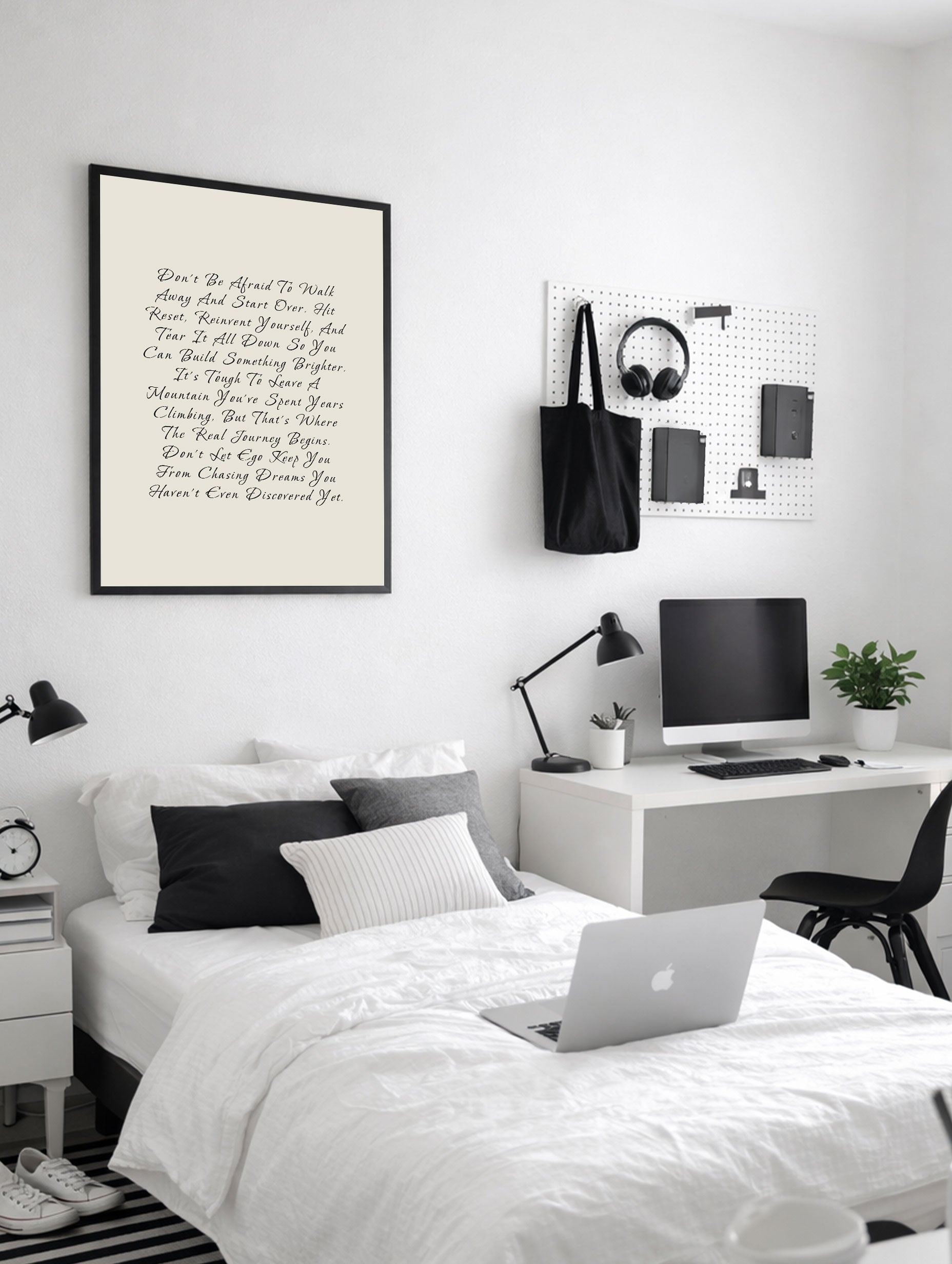 Rewrite Your Story Motivational Poster Mockup
