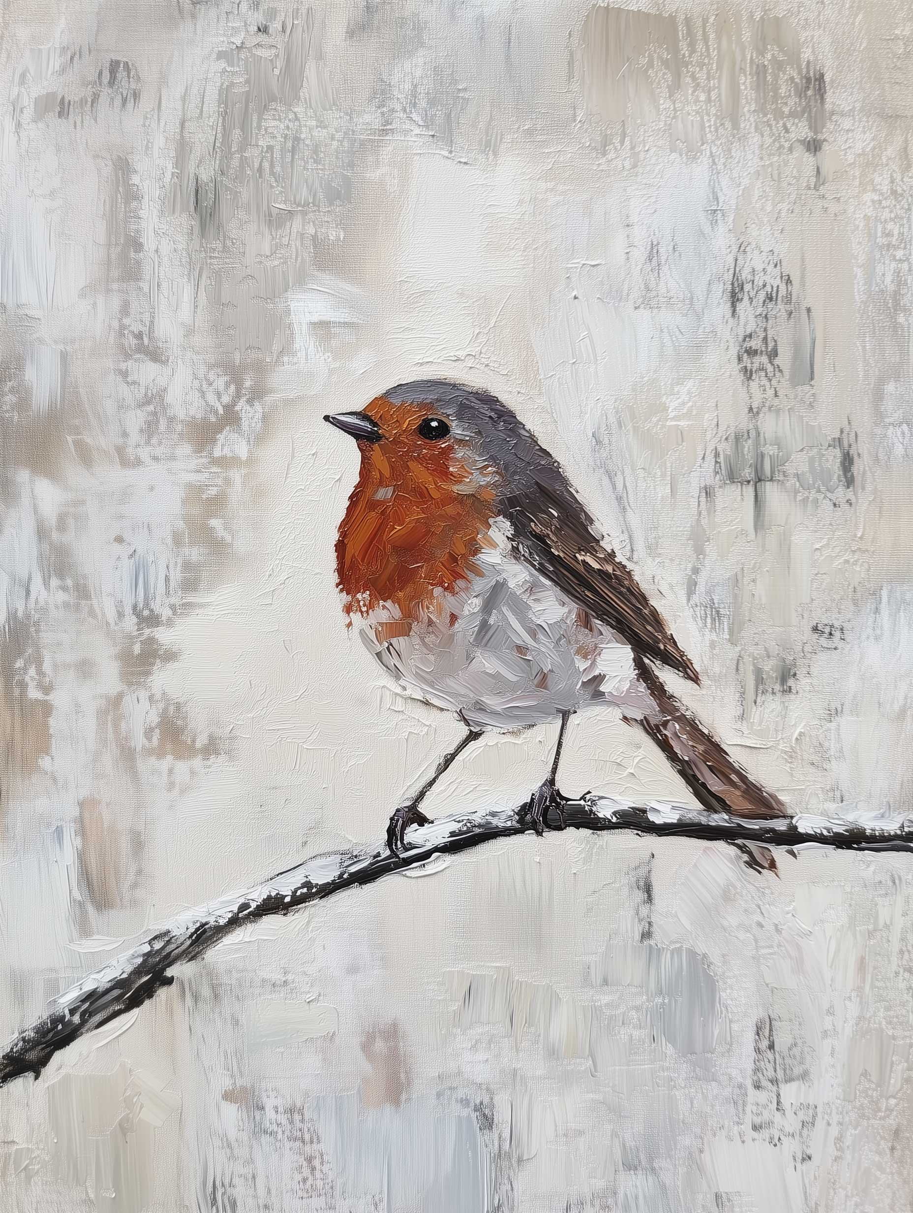 Robin Animal Art Print