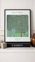 Rosebushes under the Trees - Gustav Klimt Mockup