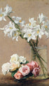 Roses and Lilies Henri Fantin-Latour Art Print