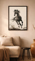 Running Horse Animal Art Print