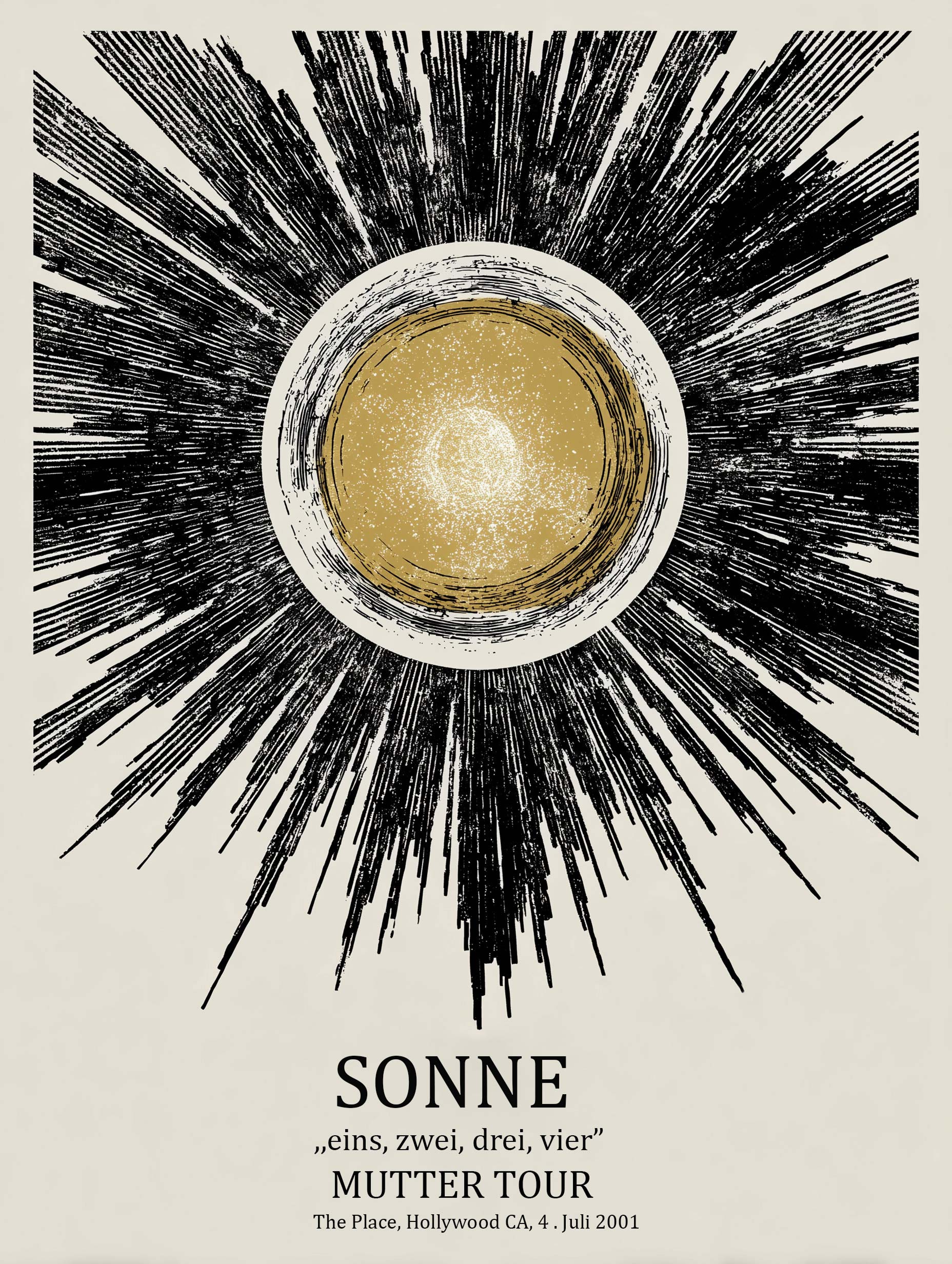 SONNE Mutter Tour Poster