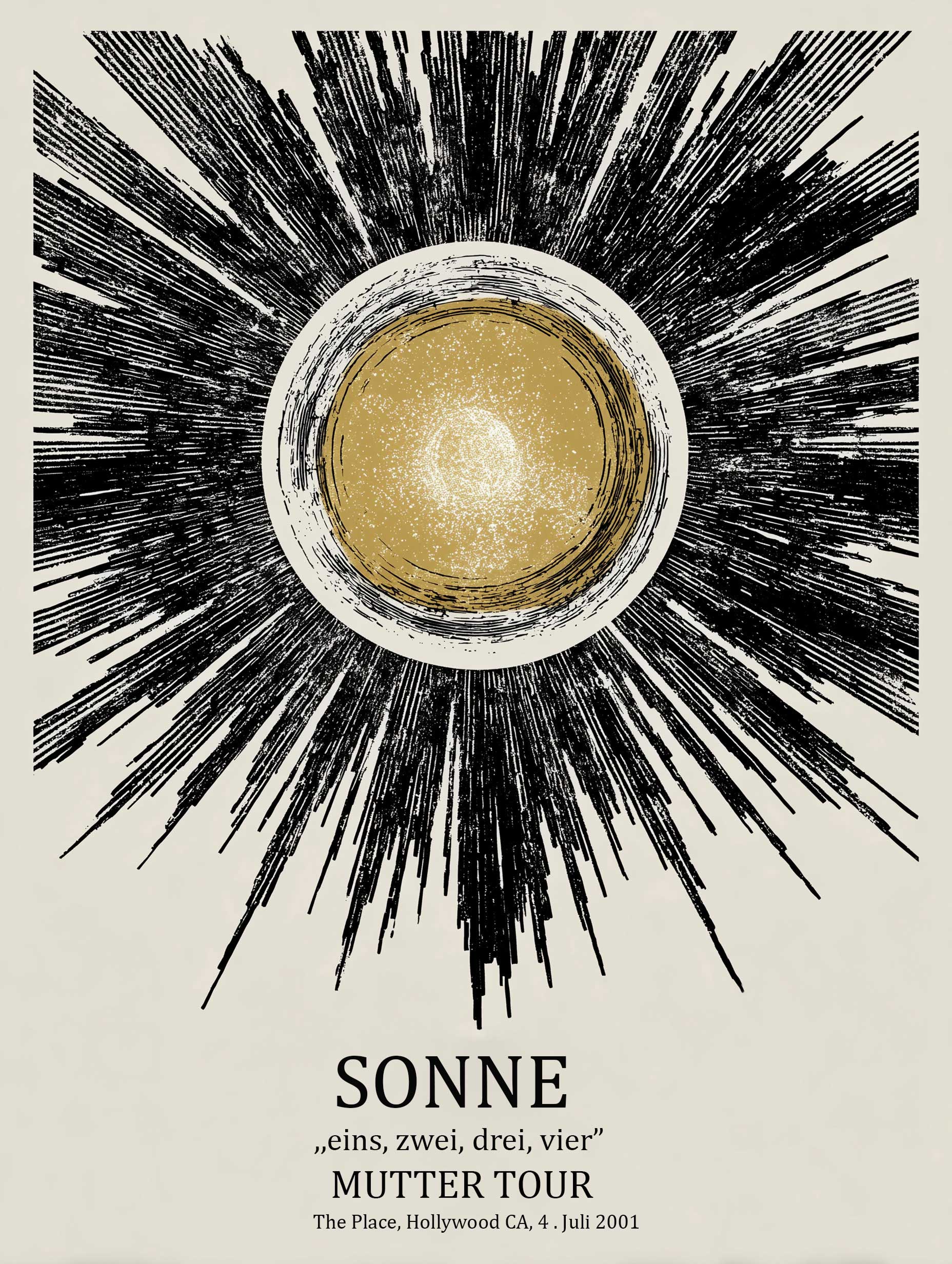 SONNE Mutter Tour Poster