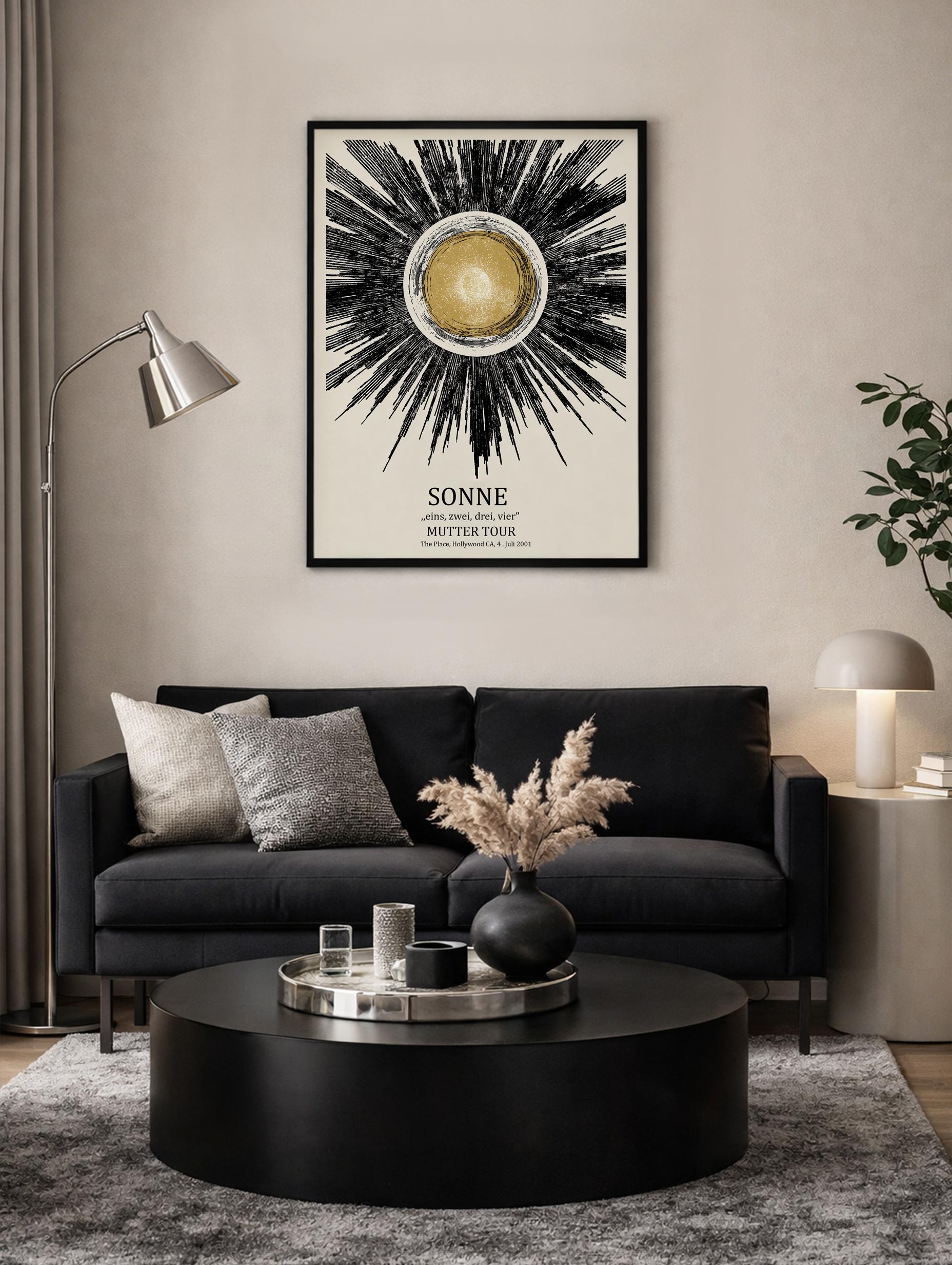 SONNE Mutter Tour Poster Mockup