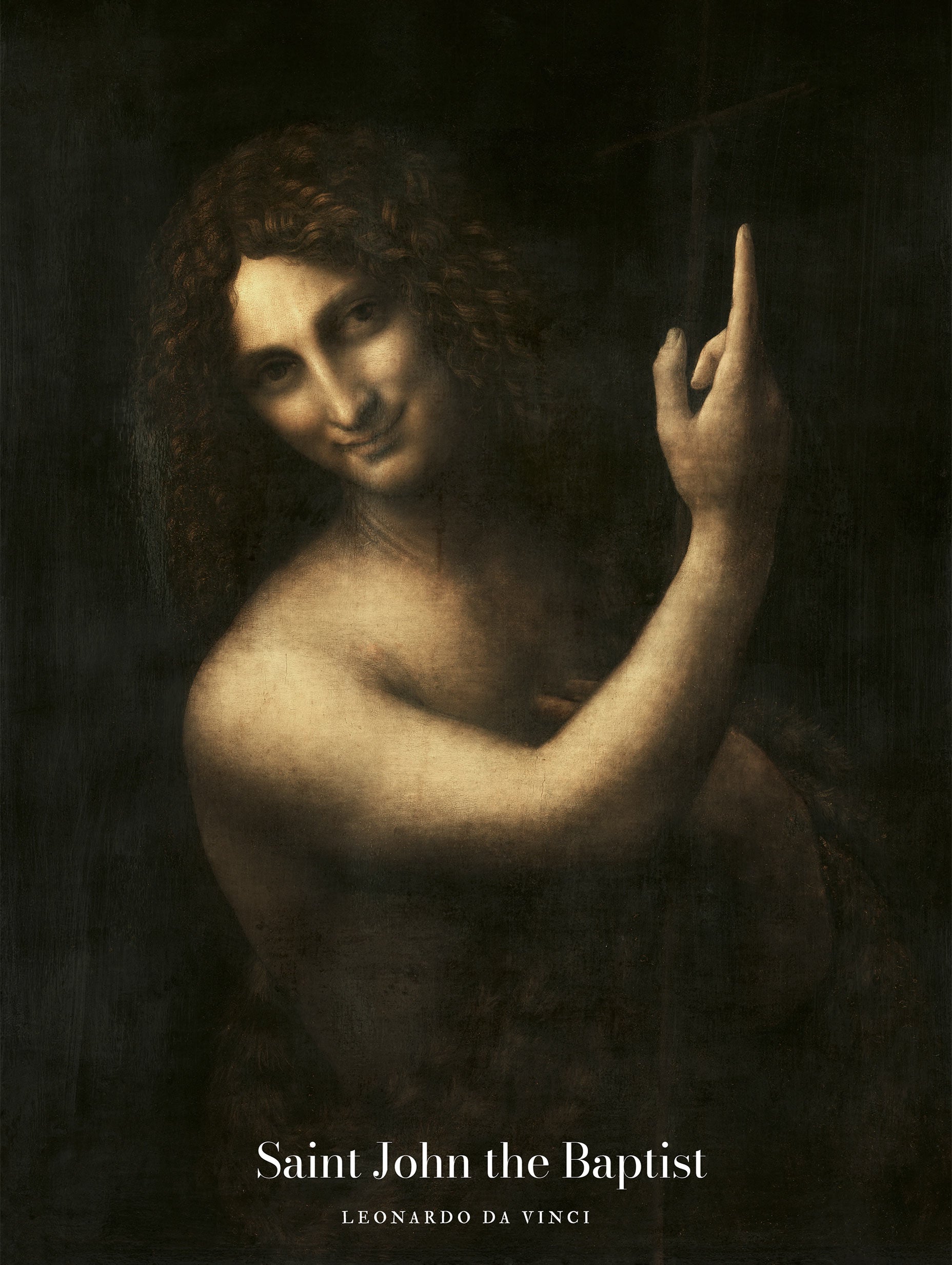 Saint John the Baptist - Leonardo Da Vinci Art Print