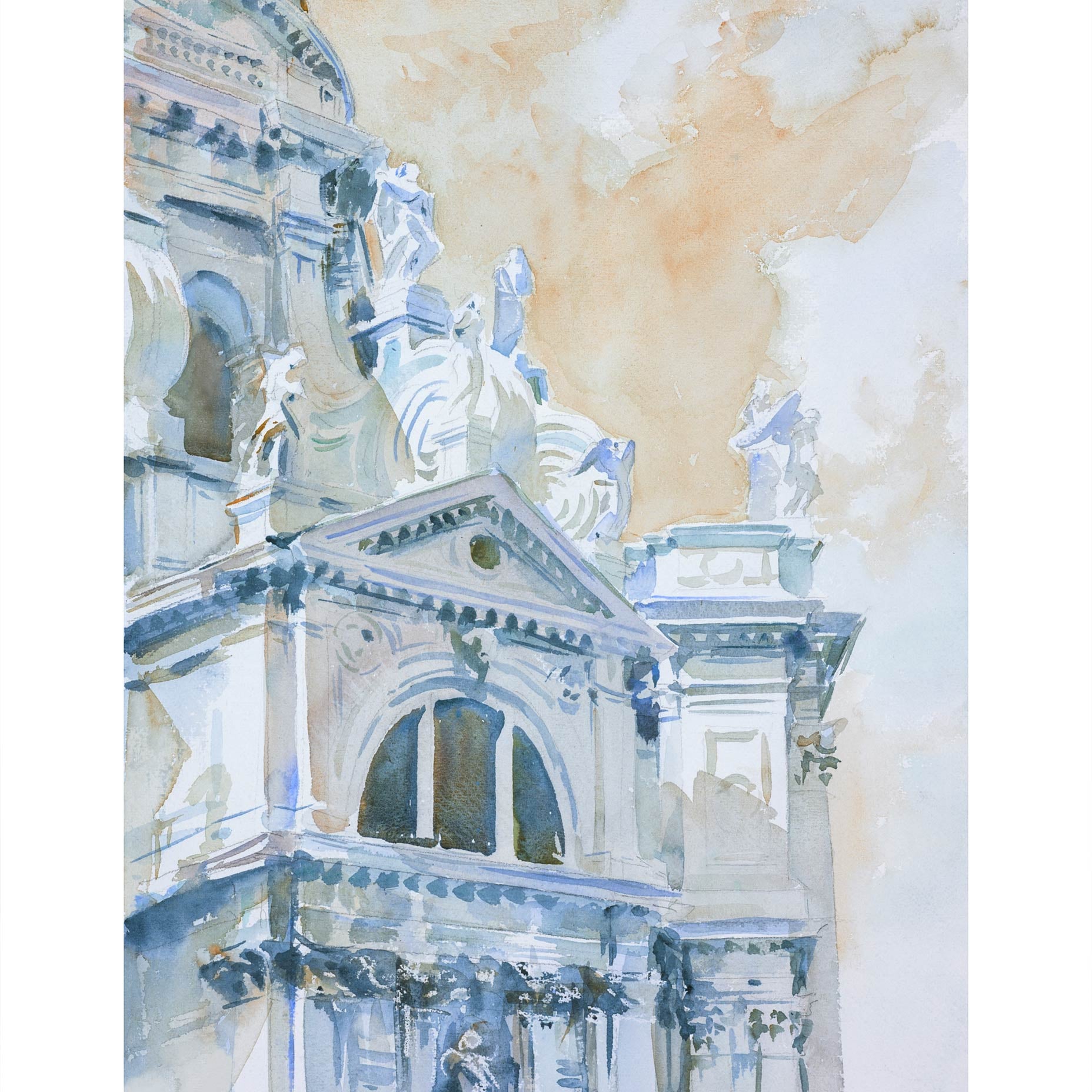 The Salute, Venice John Singer Sargent Art Print