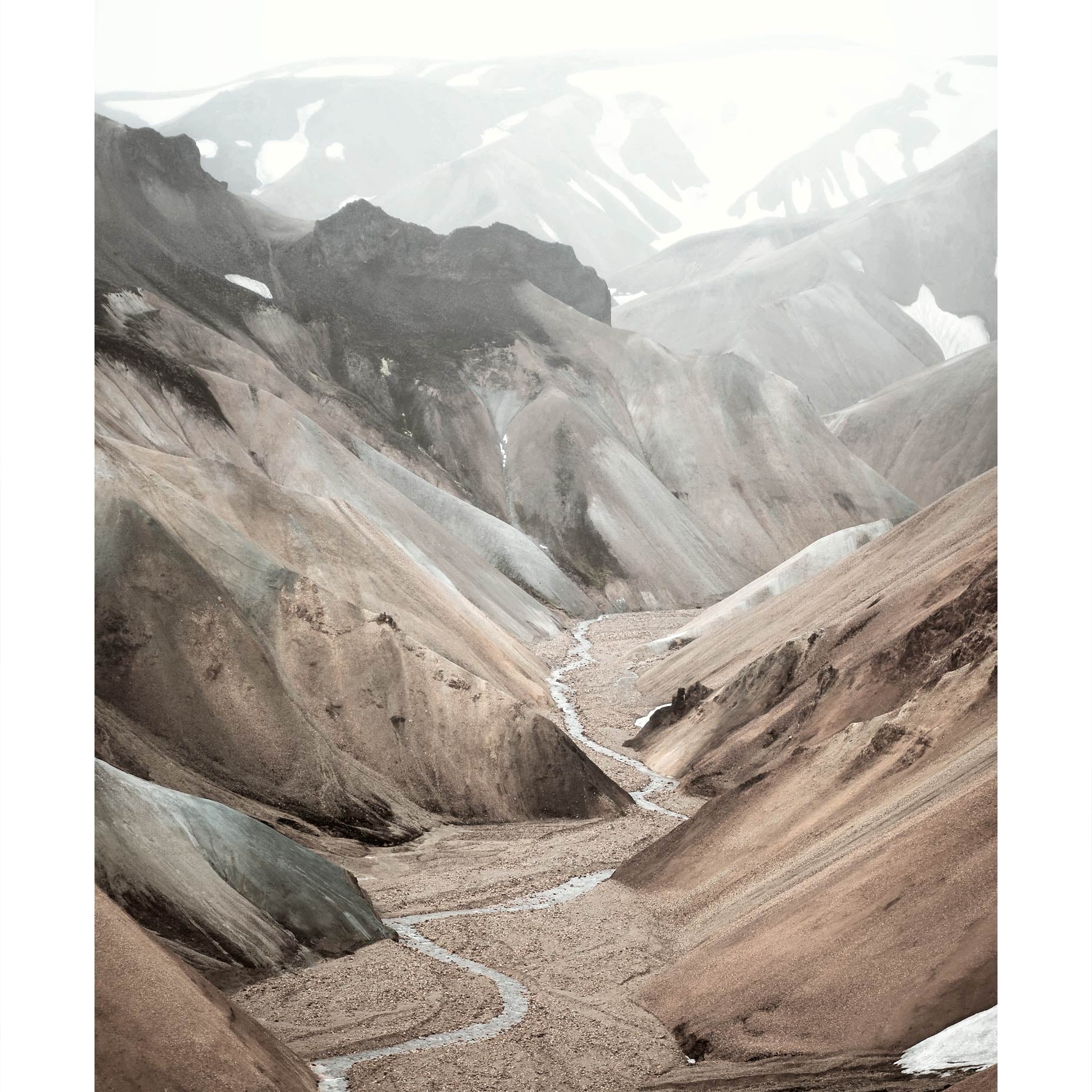 Sandy Hills Mountain Wall Art