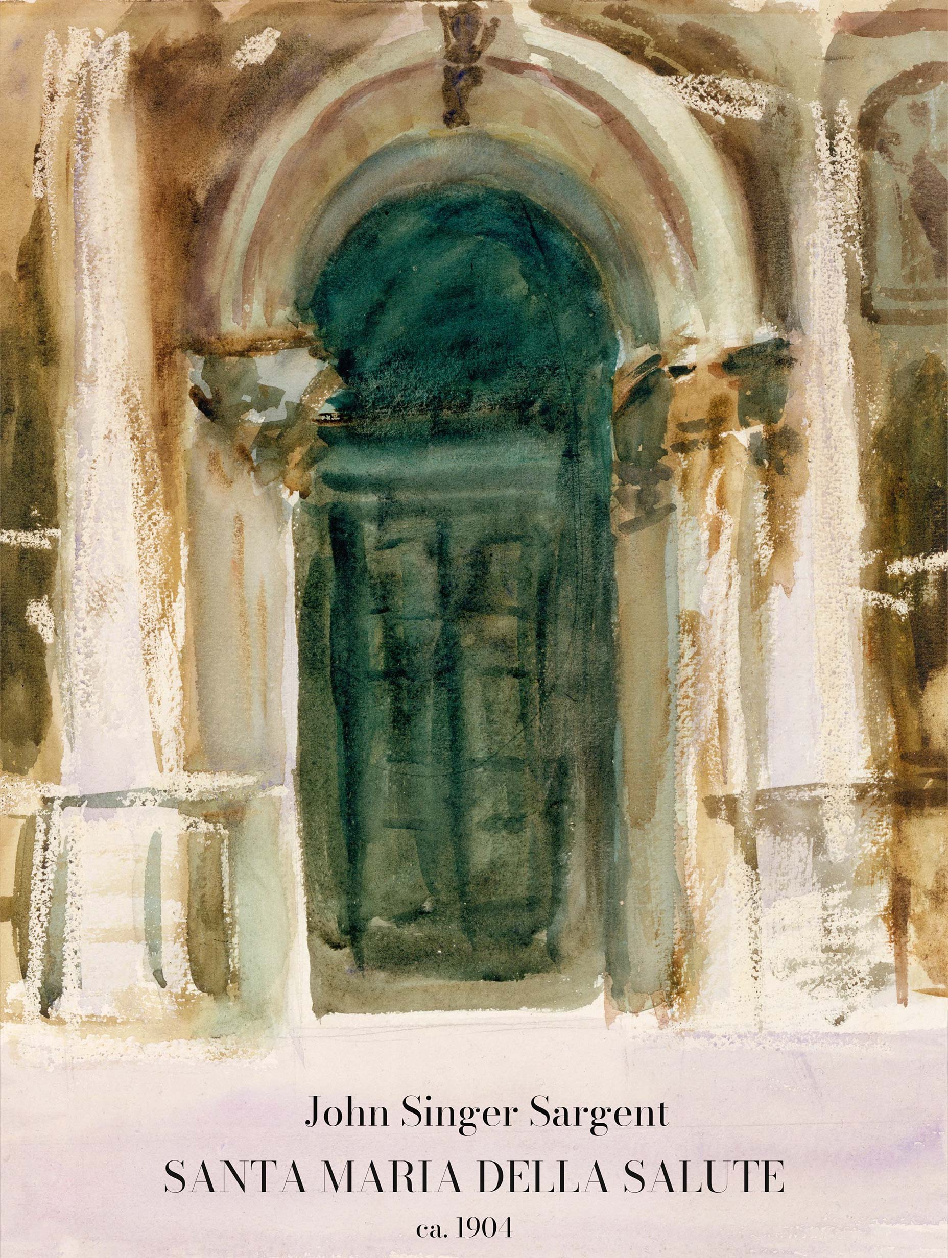 Santa Maria Della Salute John Singer Sargent Art Print