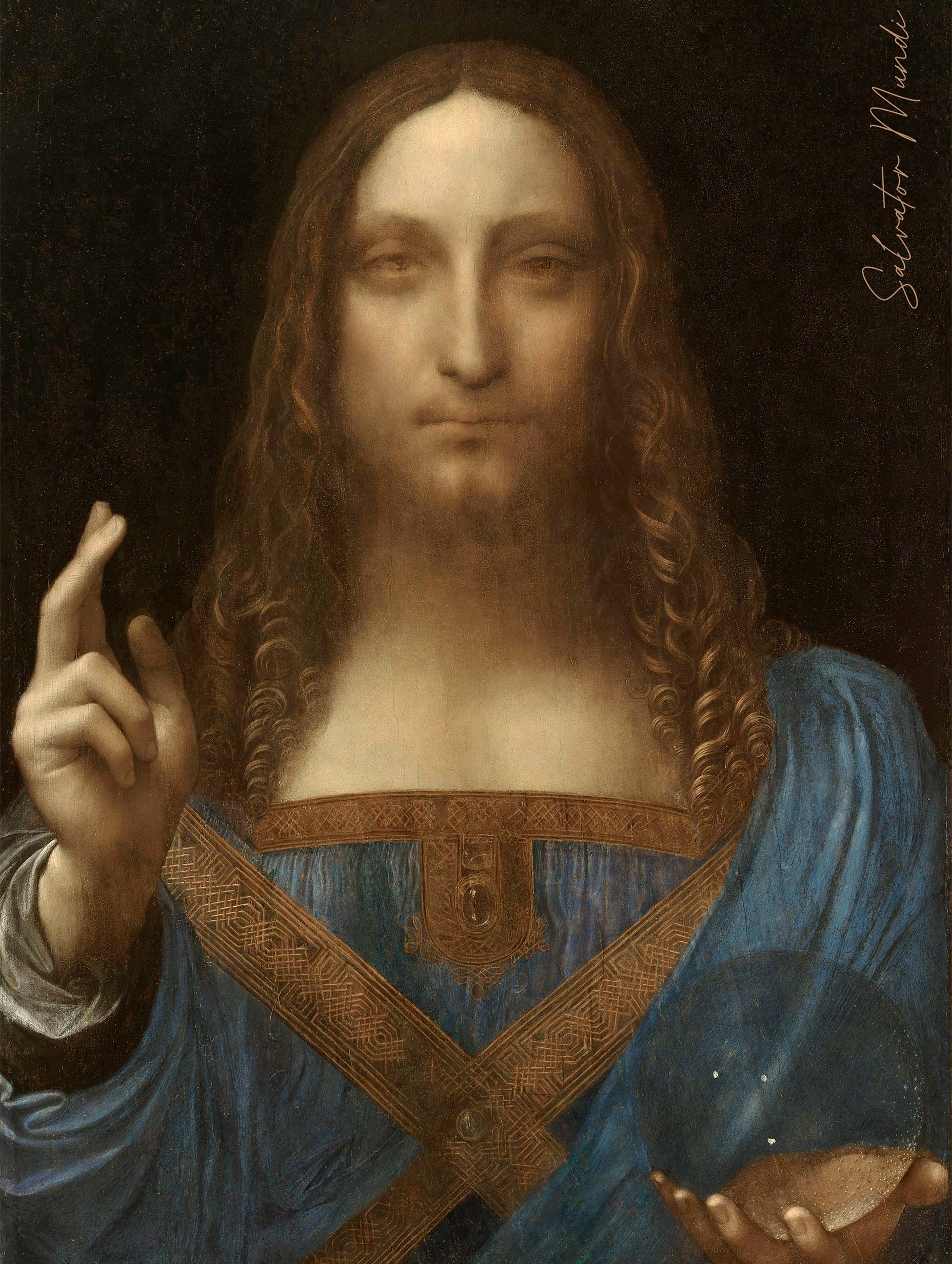 Saviour of the World - Leonardo Da Vinci Art Print