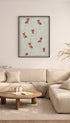 Seamless gold fish -Watanabe Seitei Art Prints Mockup