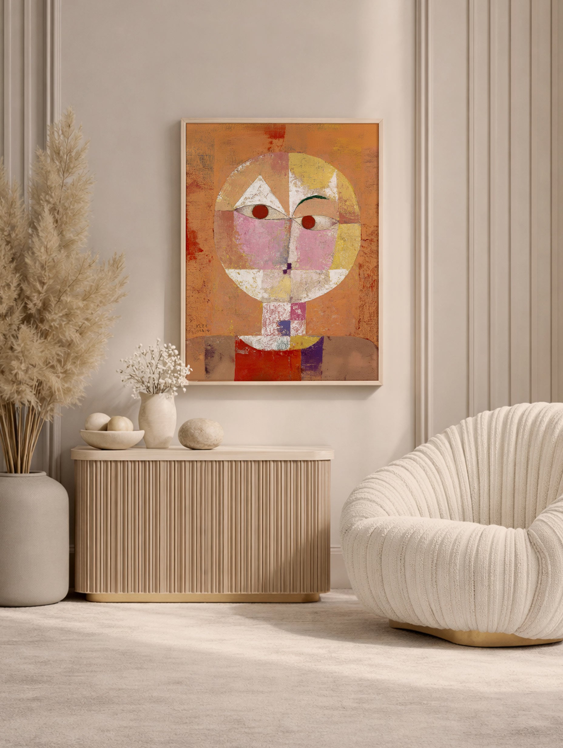 Senecio Paul Klee Art Print Mockup