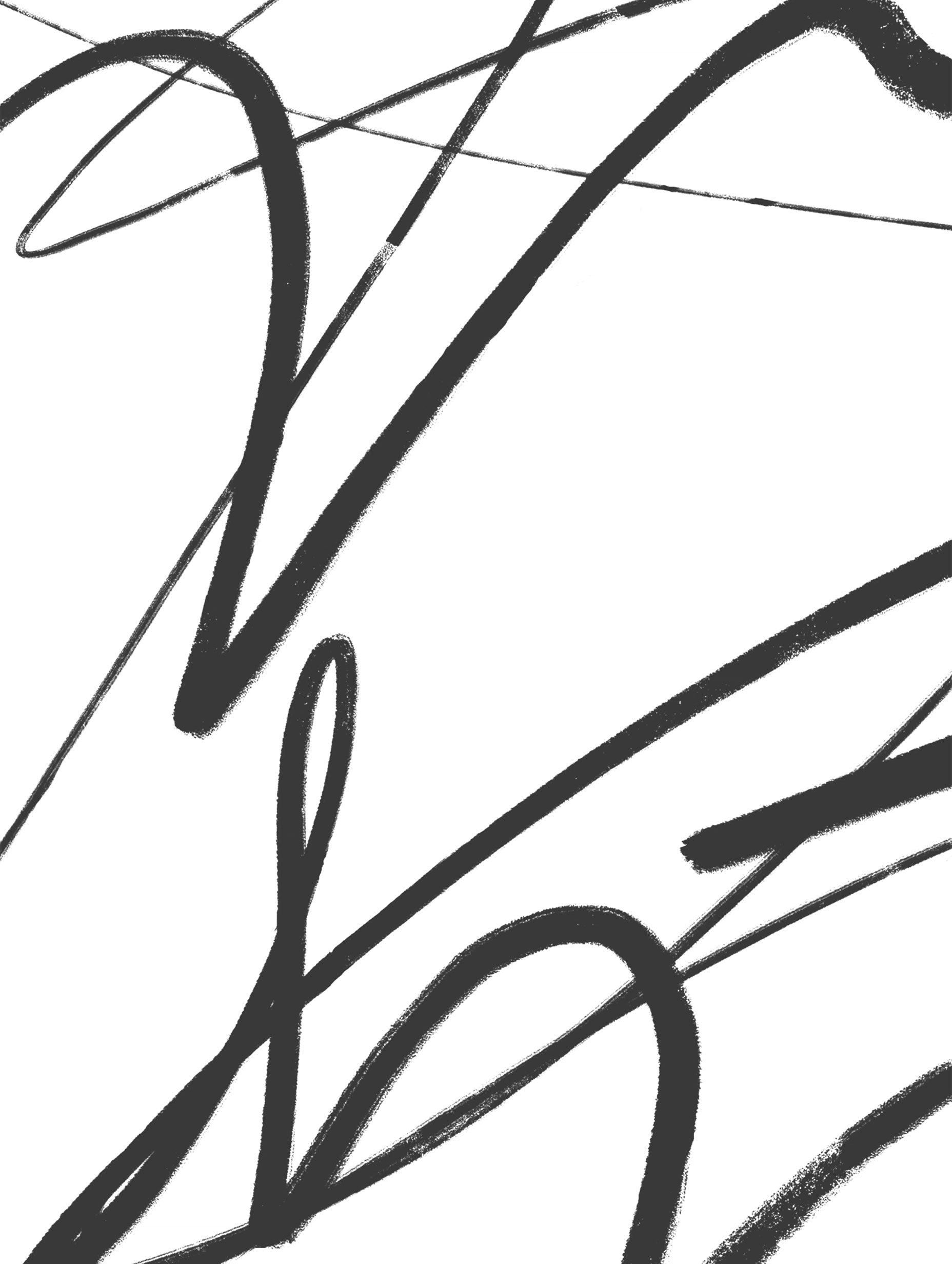 Signature Design Line Art Print