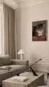 Sleeping Tabby Cat Animal Art Mockup