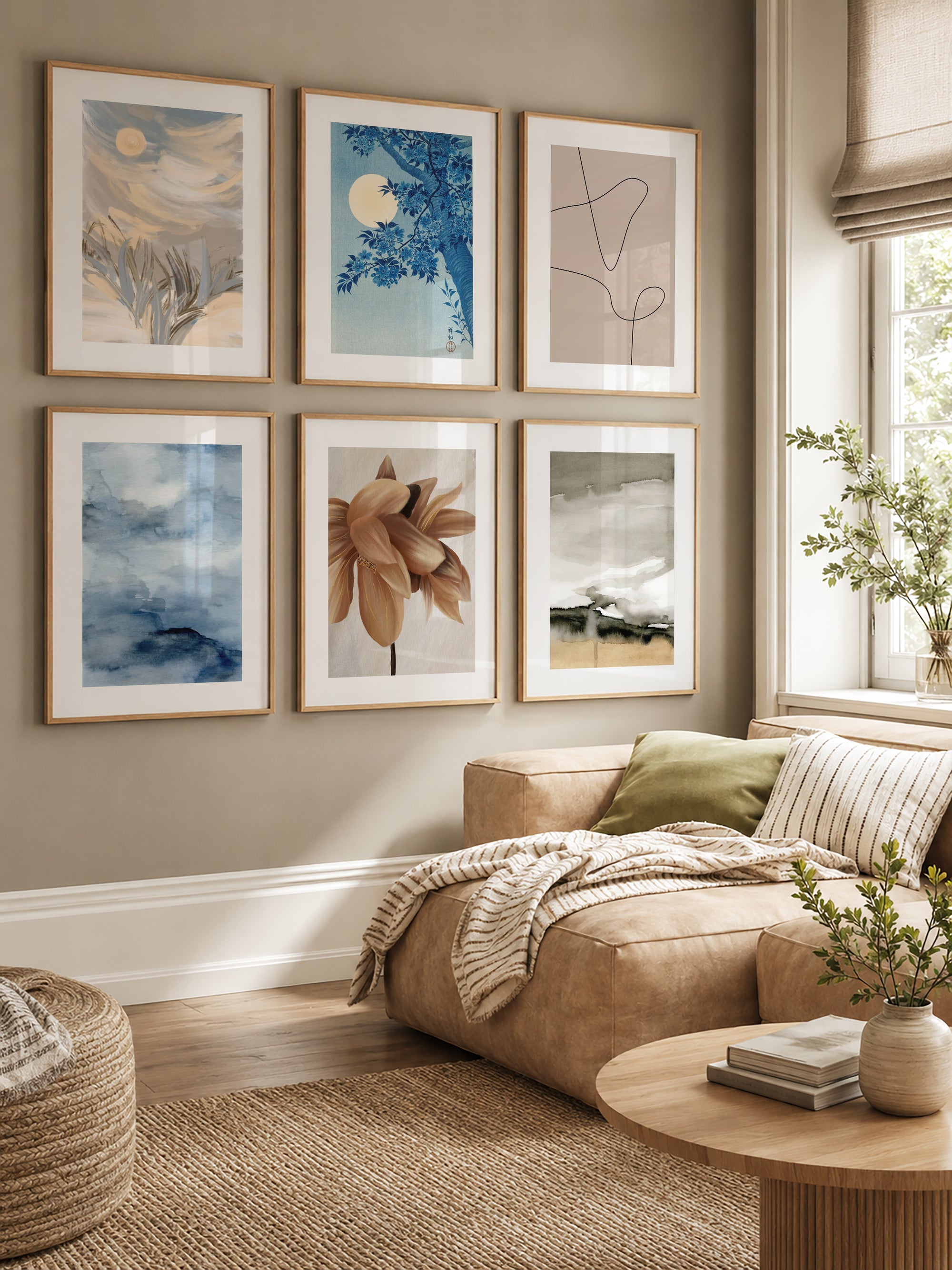 Soft Pastel gallery wall