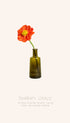 Solitary Grace Minimal Flower Poster