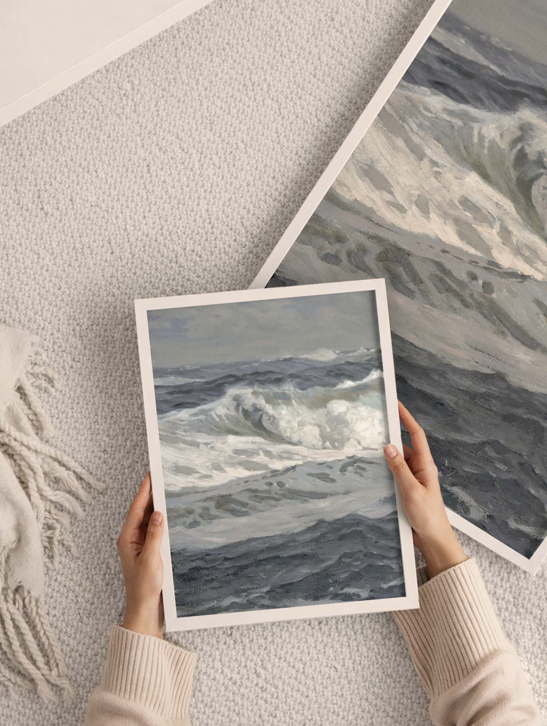 Southwesterly Gale, St. Ives Frederick Judd Waugh Art Print