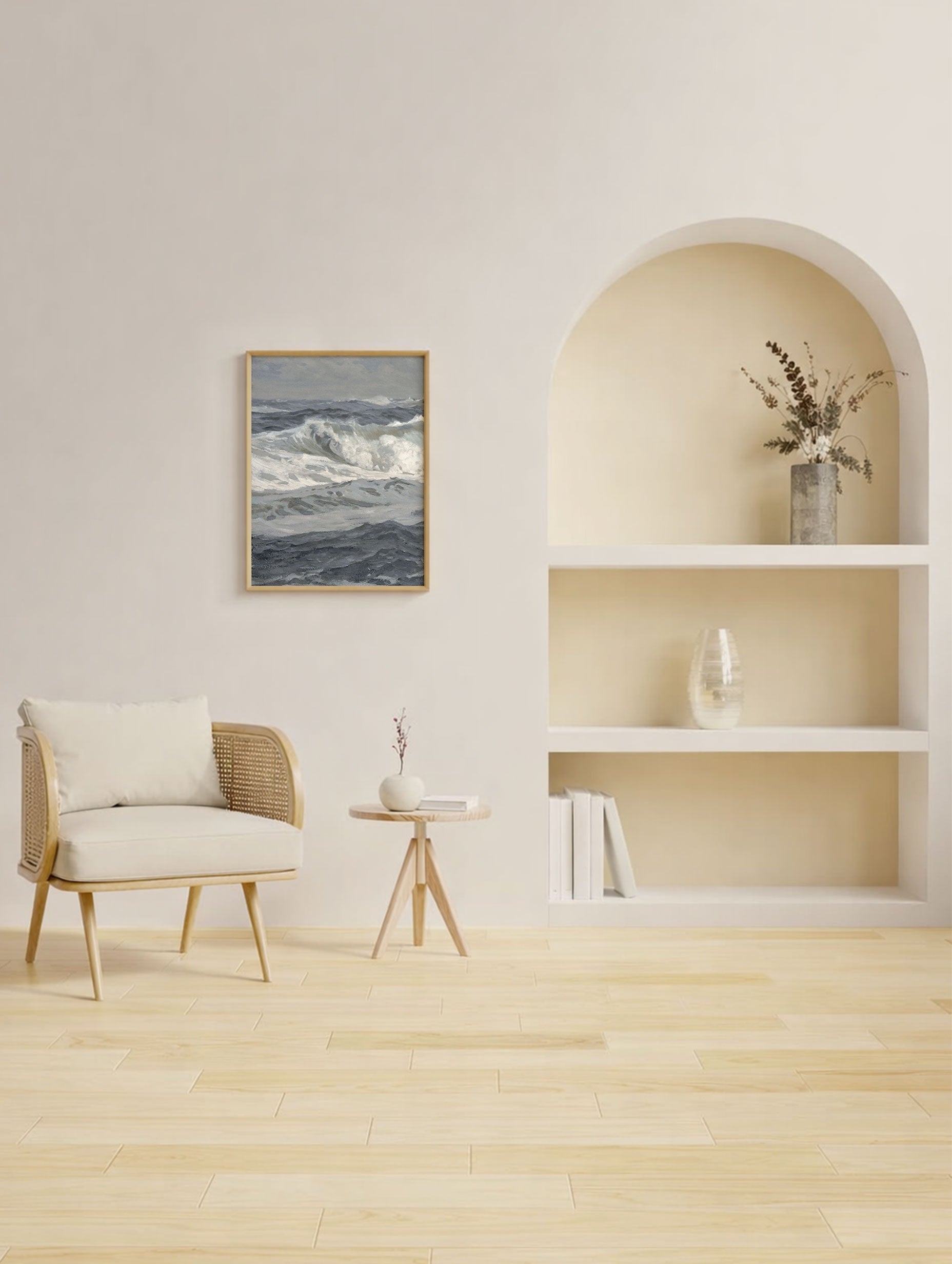 Southwesterly Gale, St. Ives - Frederick Judd Waugh Mockup