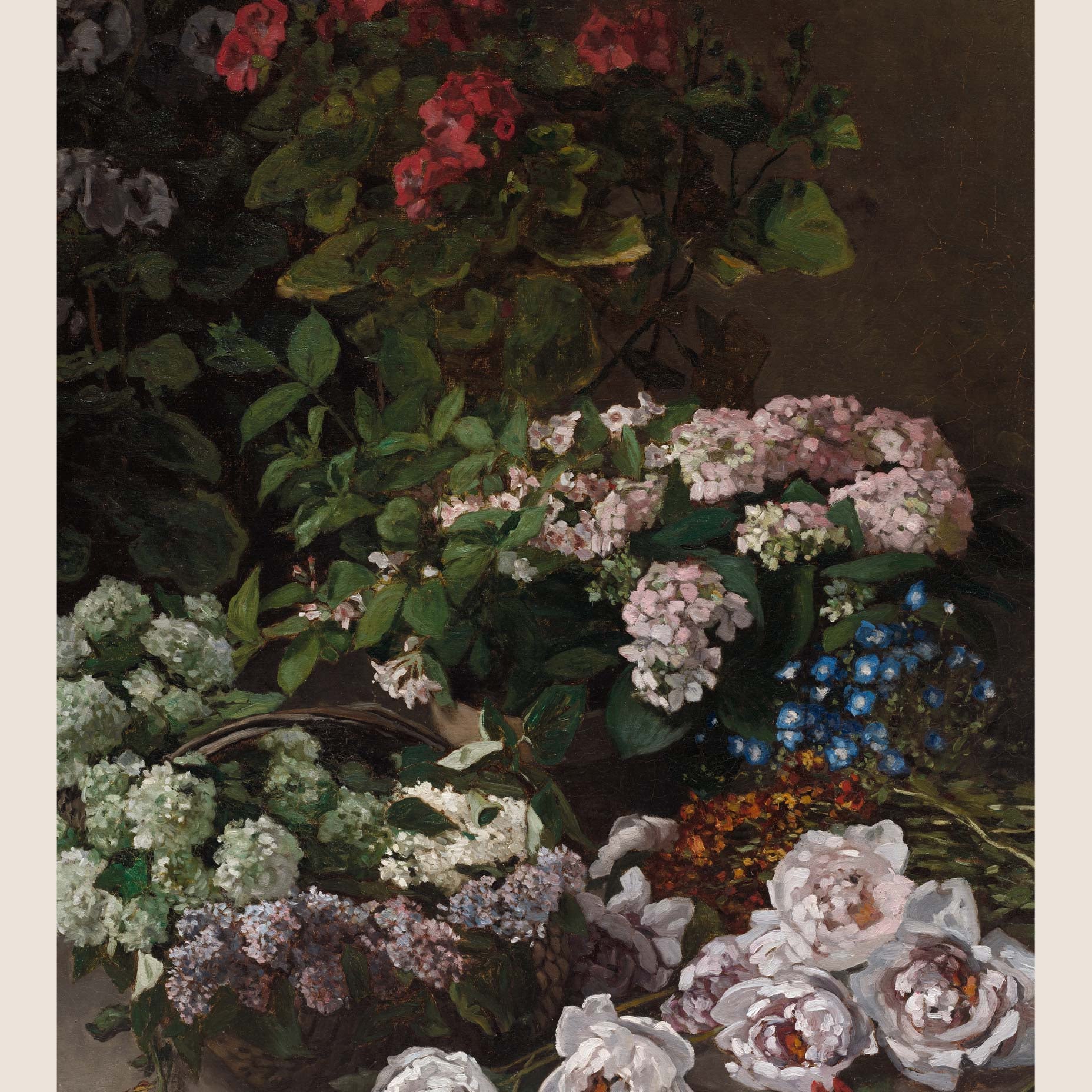 Spring Flowers Claude Monet Art Print