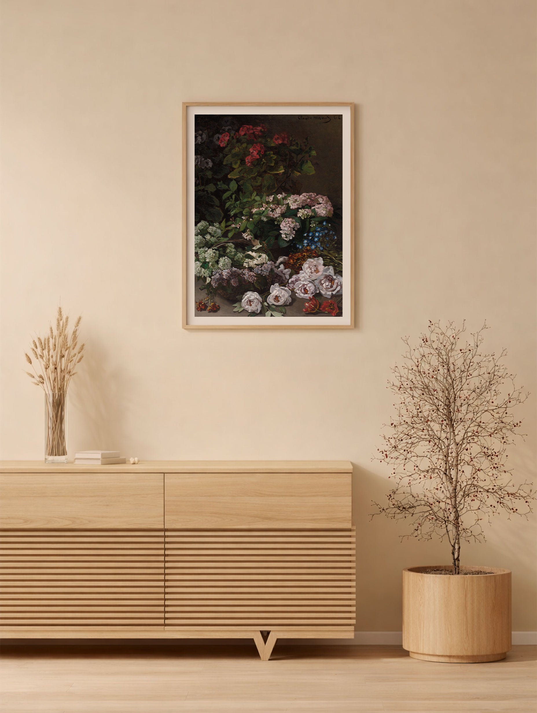 Spring Flowers Claude Monet Art Print