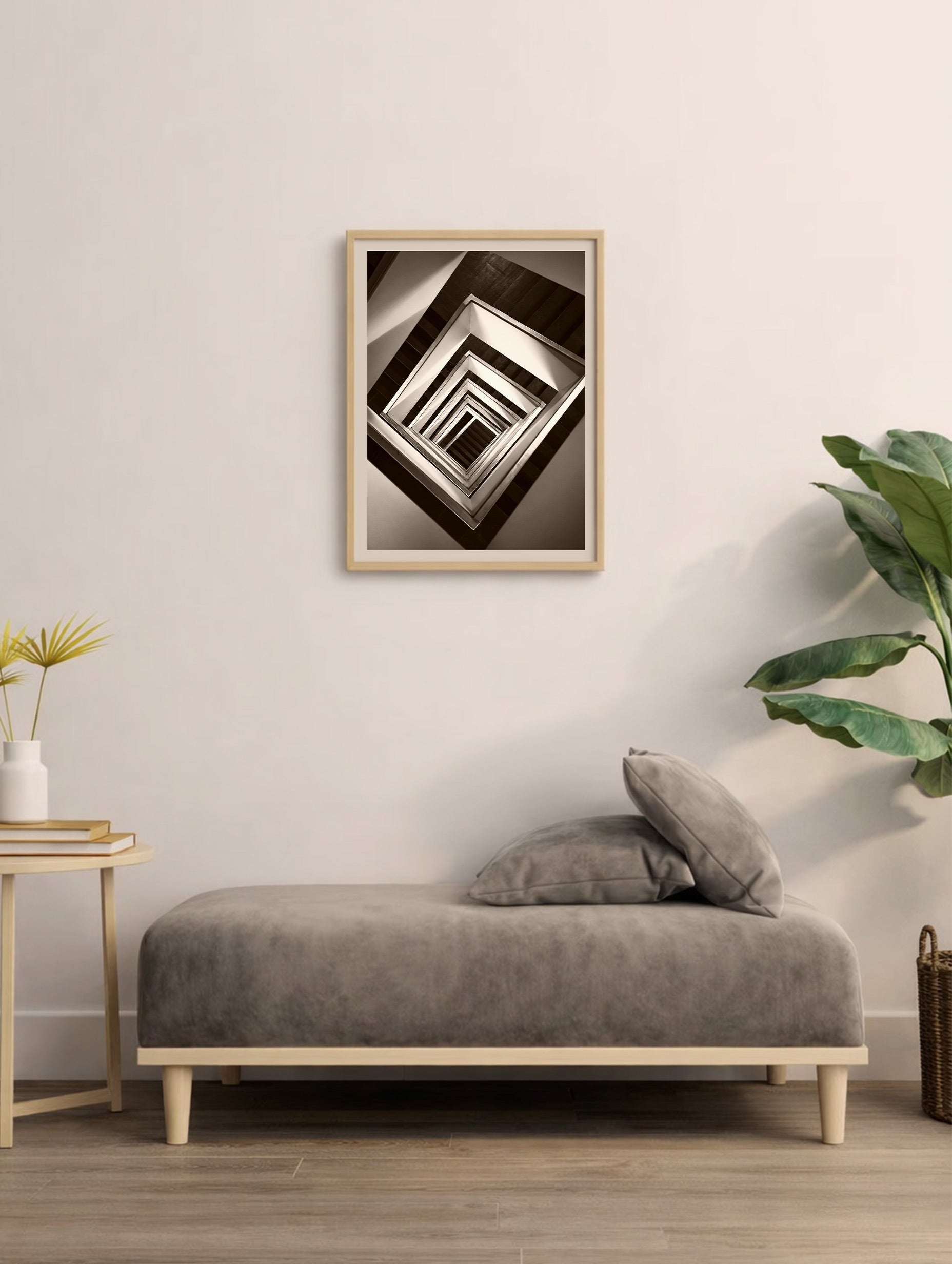 Stairwell View Poster Mockup