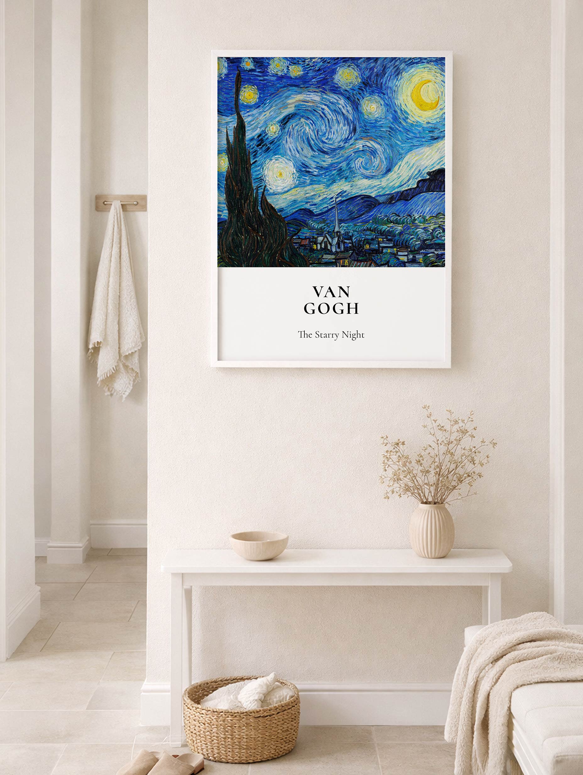The Starry Night Van Gogh Art Mockup