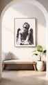 Statue of Angel in Florence Giulio Monteverde Art Print Mockup