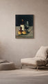 Still Life with Bottle, Glass, and Lemons Paul Cézanne Art Print Mockup