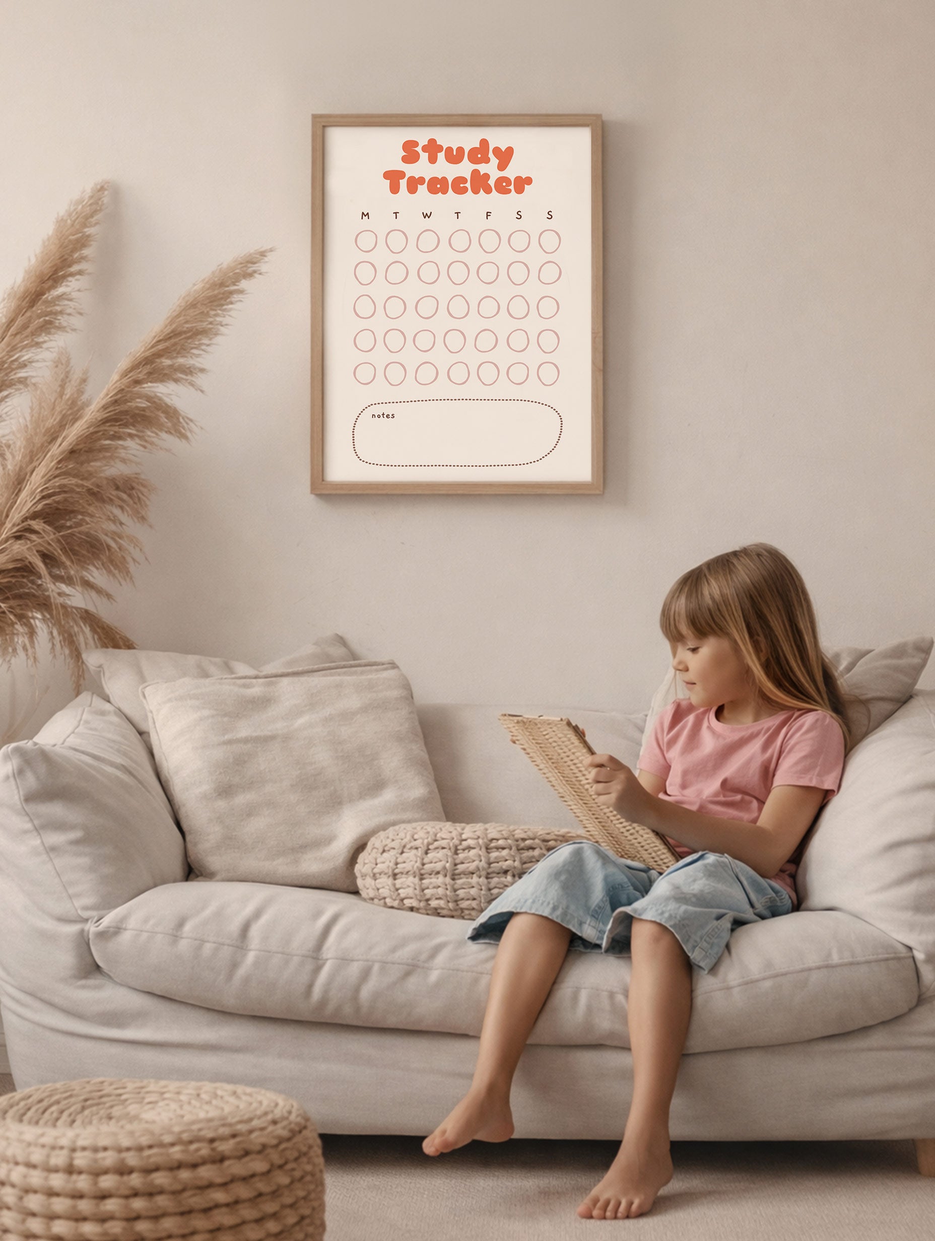 Study Tracker Poster No. 1 Mockup