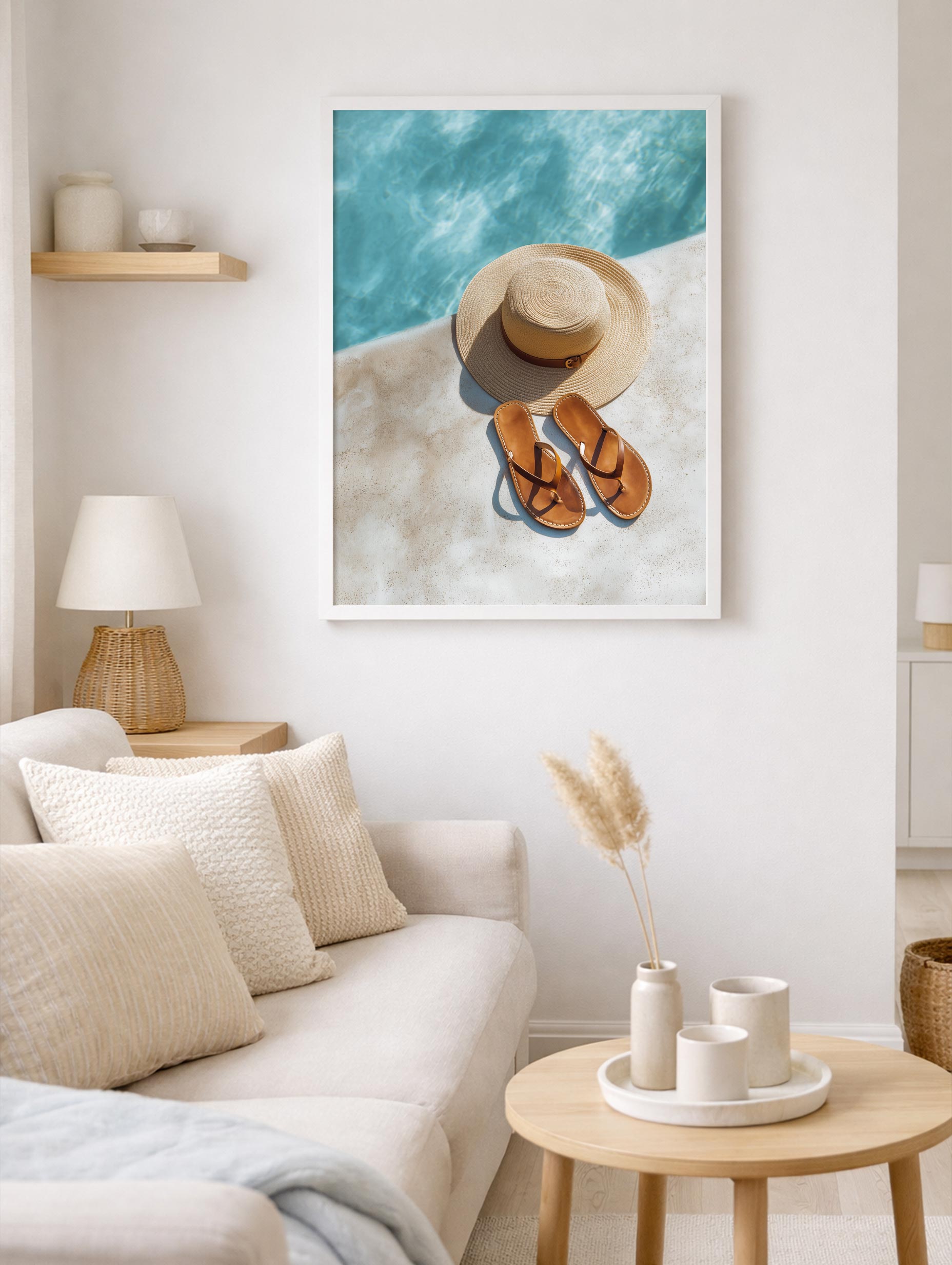 Summer Essentials Poster Mockup