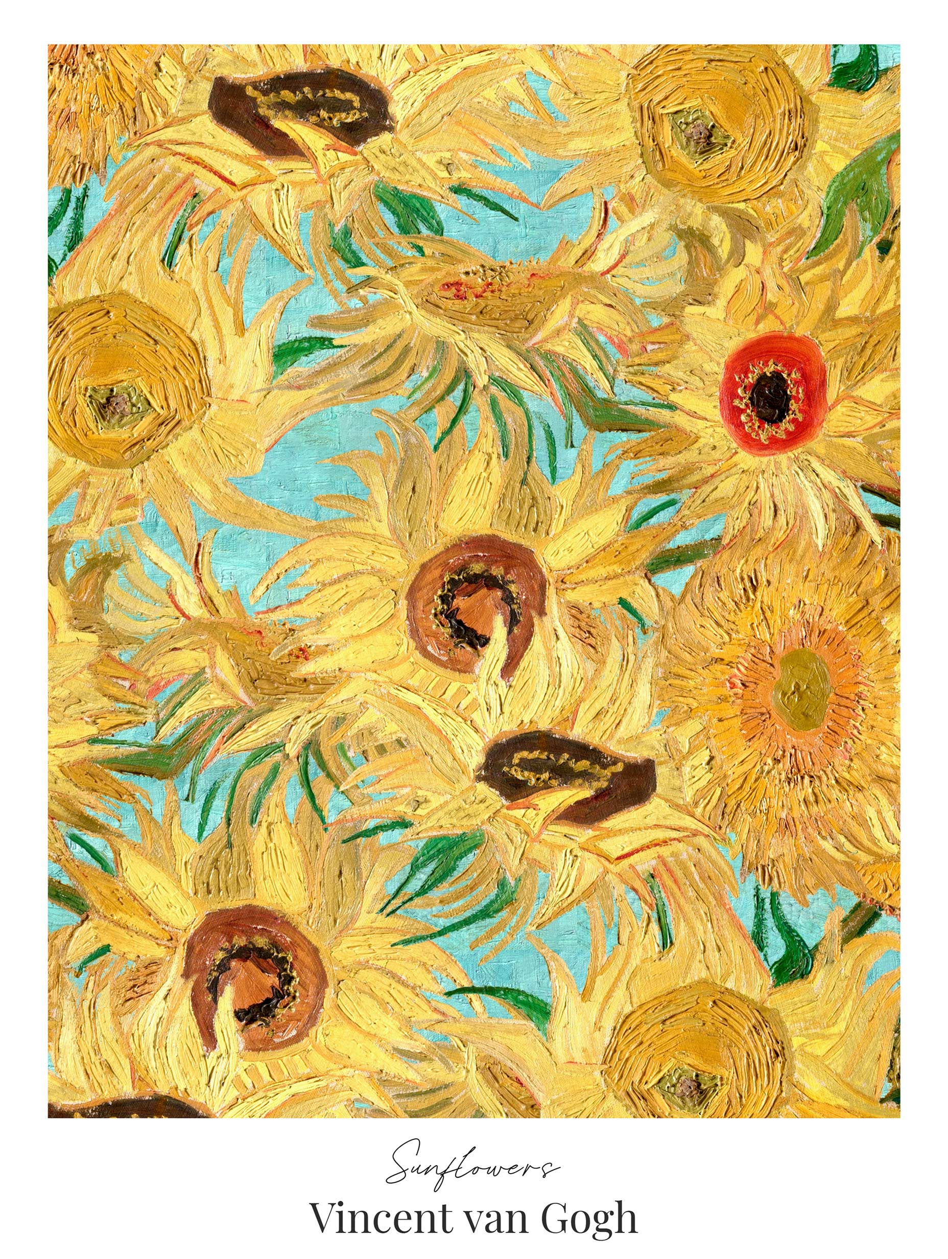 Sunflowers series - Van Gogh Art Print