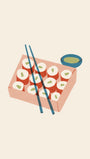 Lydia Greaves - Sushi Poster