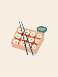 Lydia Greaves - Sushi Poster