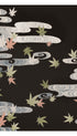 Susoshiki with maple leaves in the Tatsuta river Japanese Art Print