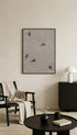 Swallow Birds Pattern Japanese Art Print Mockup