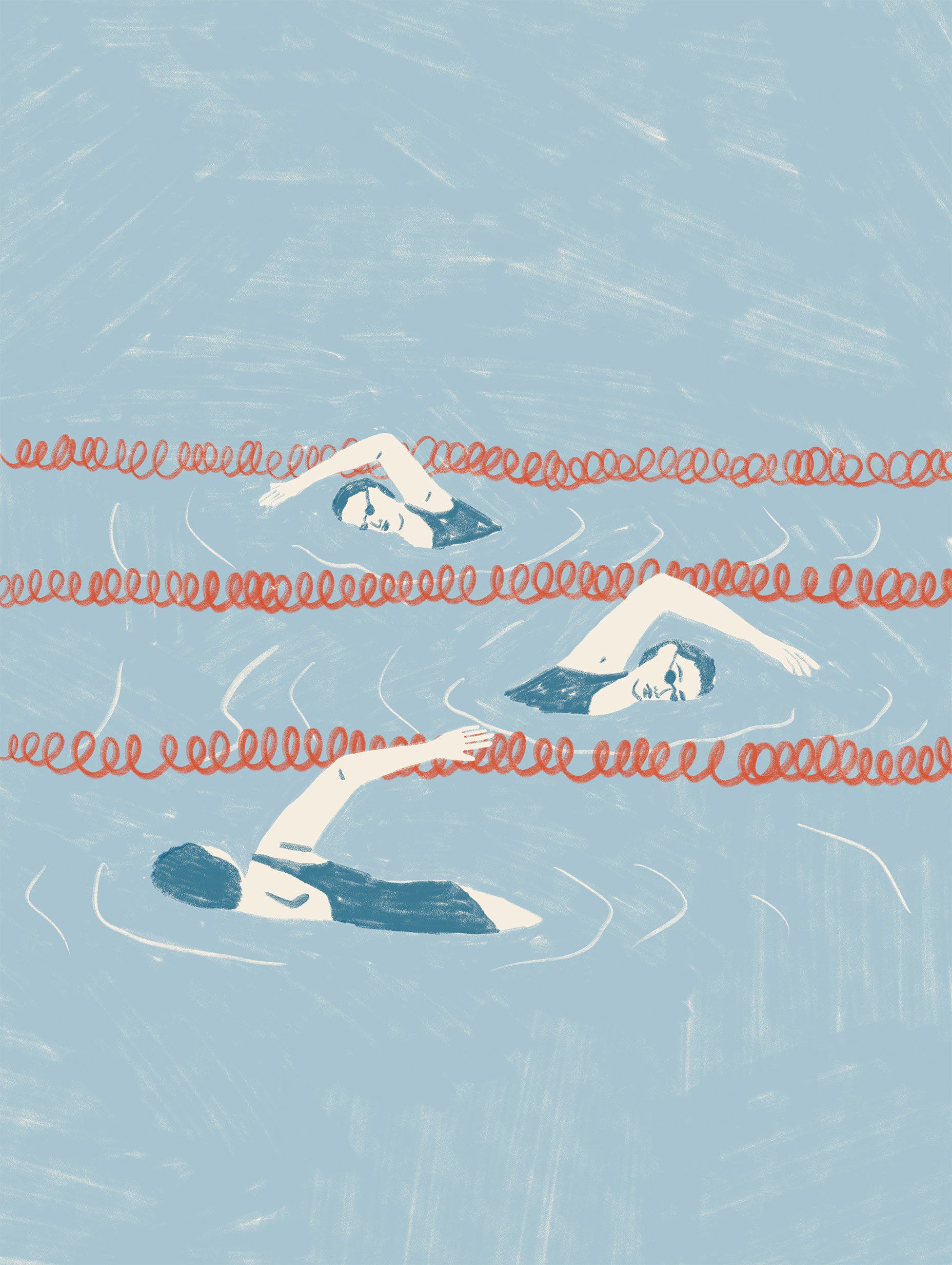 Lydia Greaves - Swimmers Poster