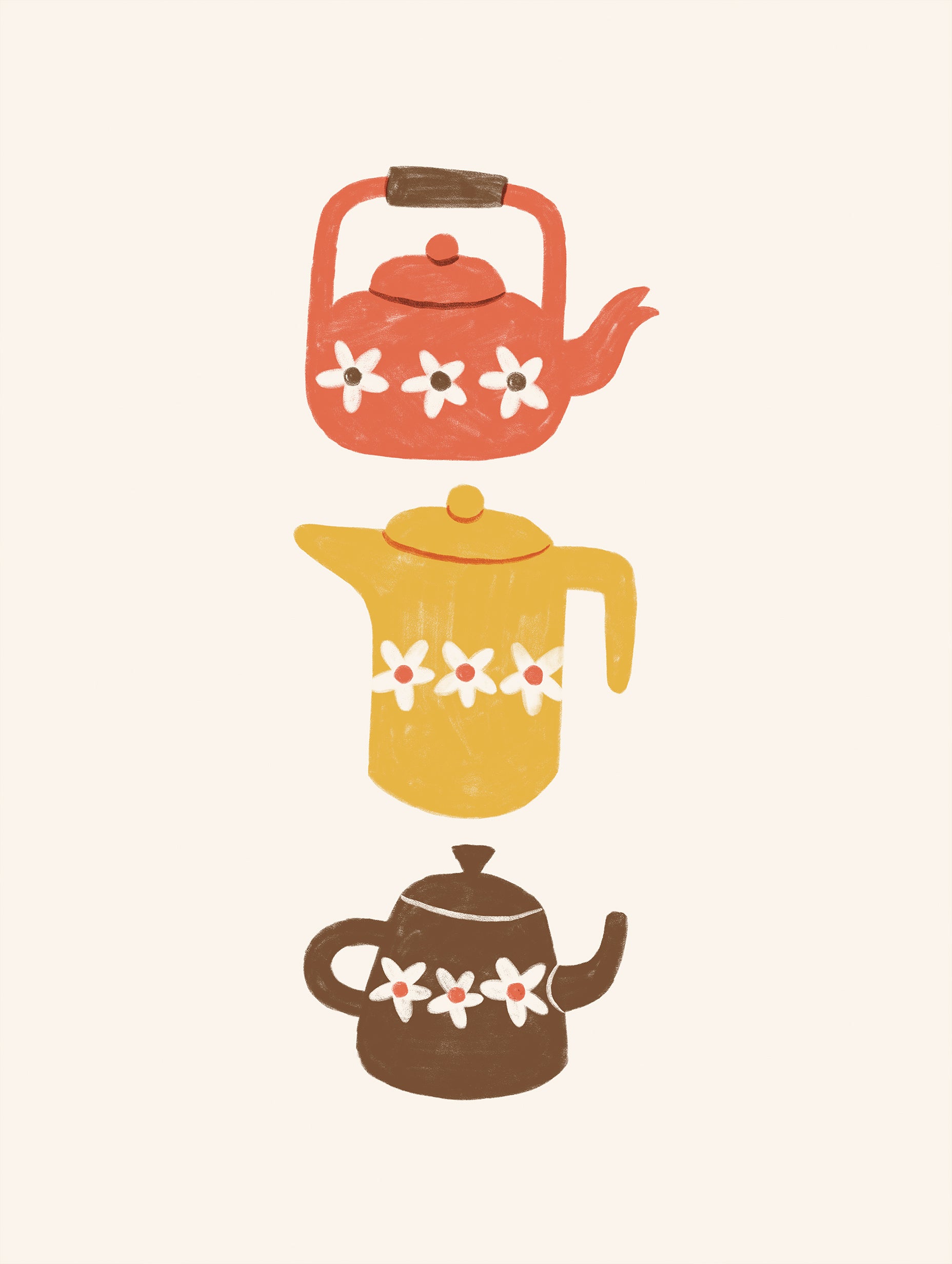 Lydia Greaves - Teapots Poster