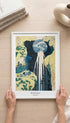 The Amida Falls - Hokusai Mockup