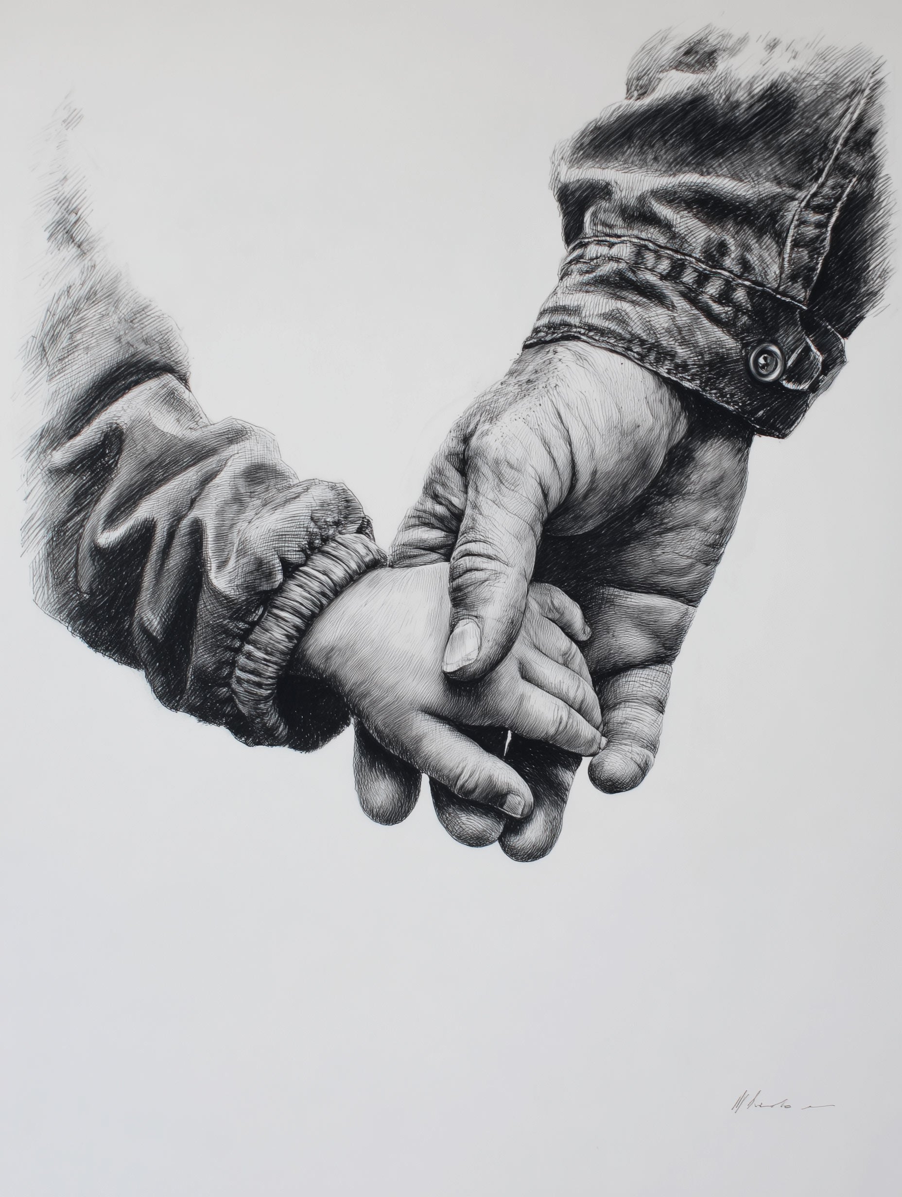 The Bond Black and White Poster