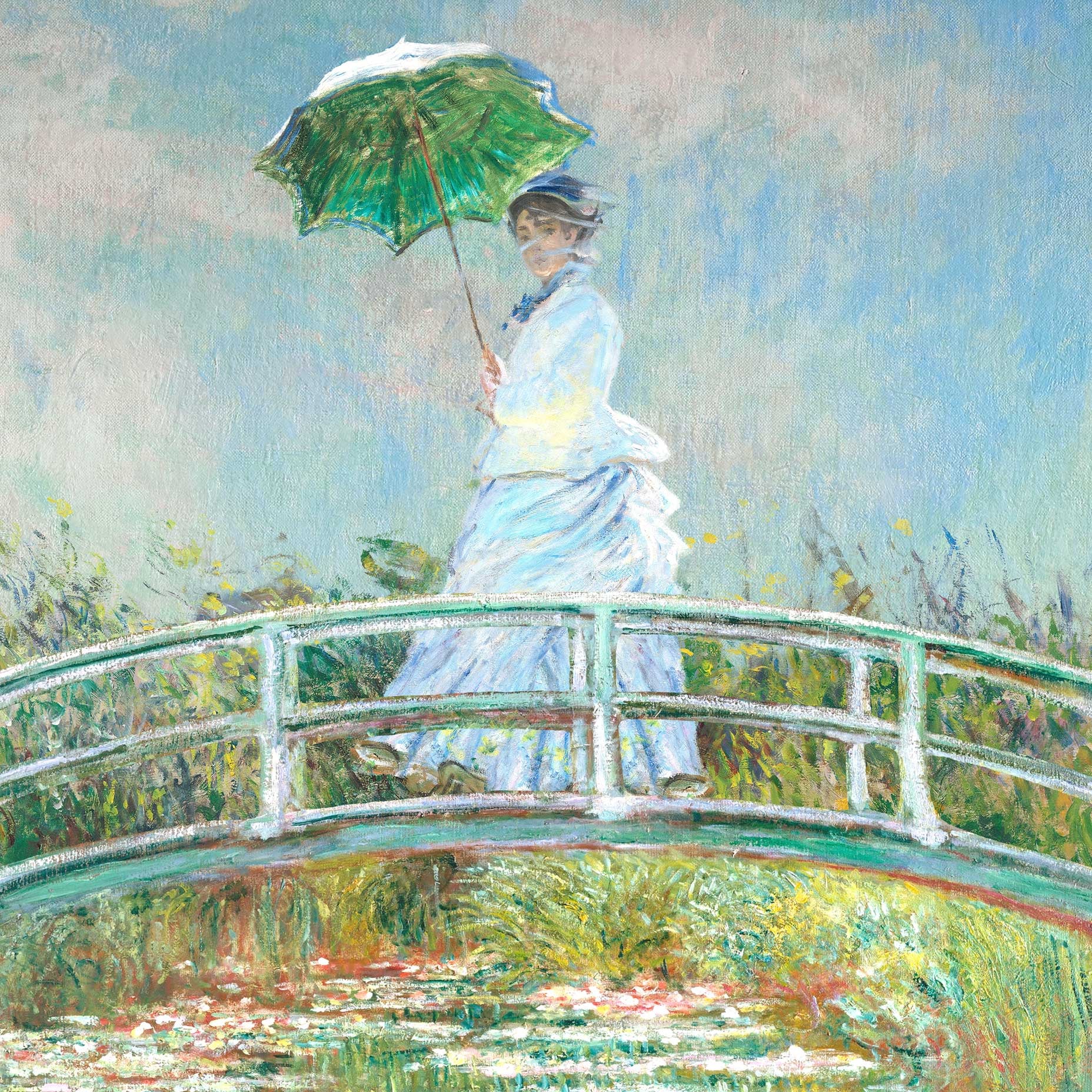 The Picnic in the Park Claude Monet Art Print
