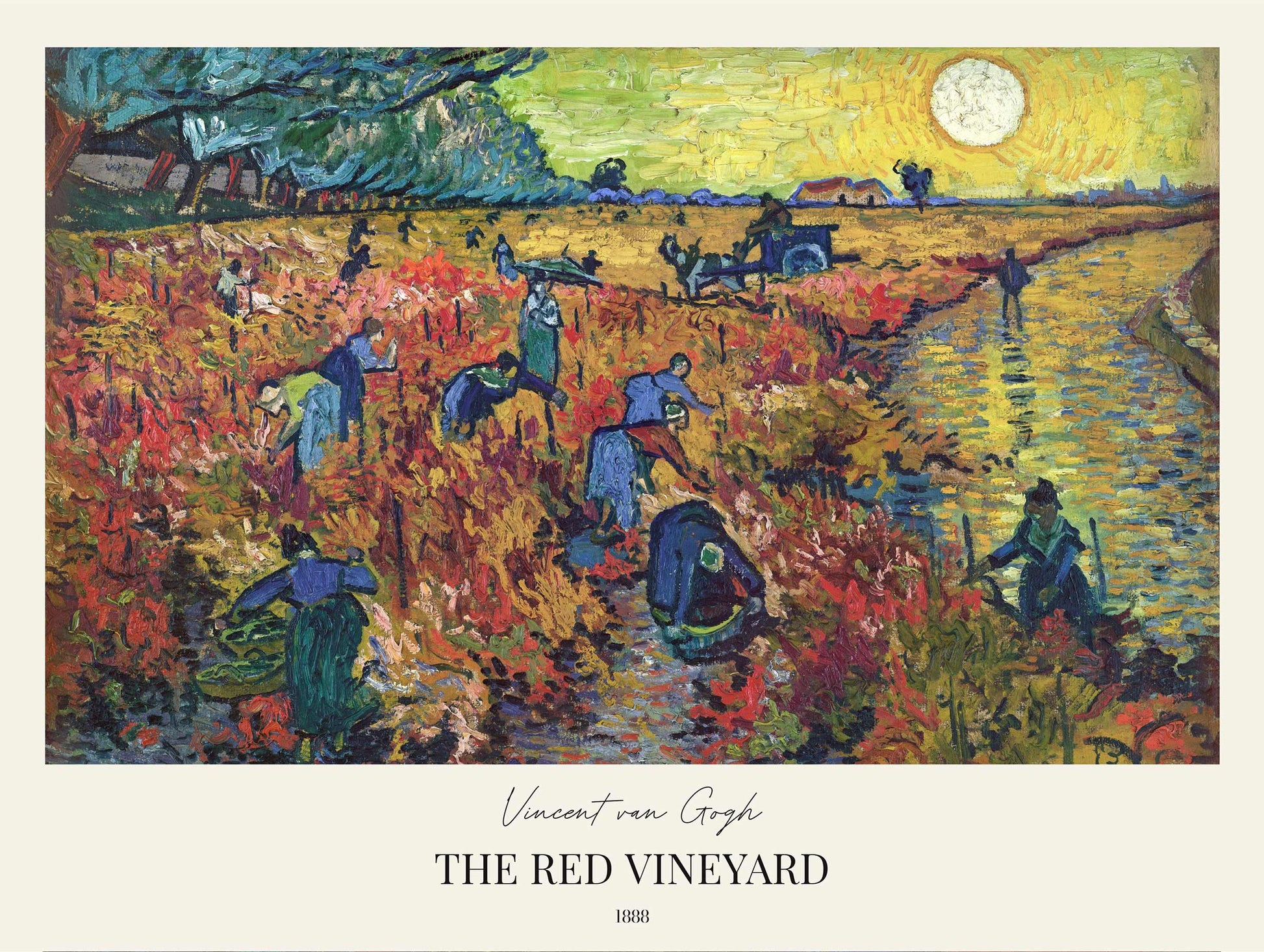 The Red Vineyard - Van Gogh Art Print