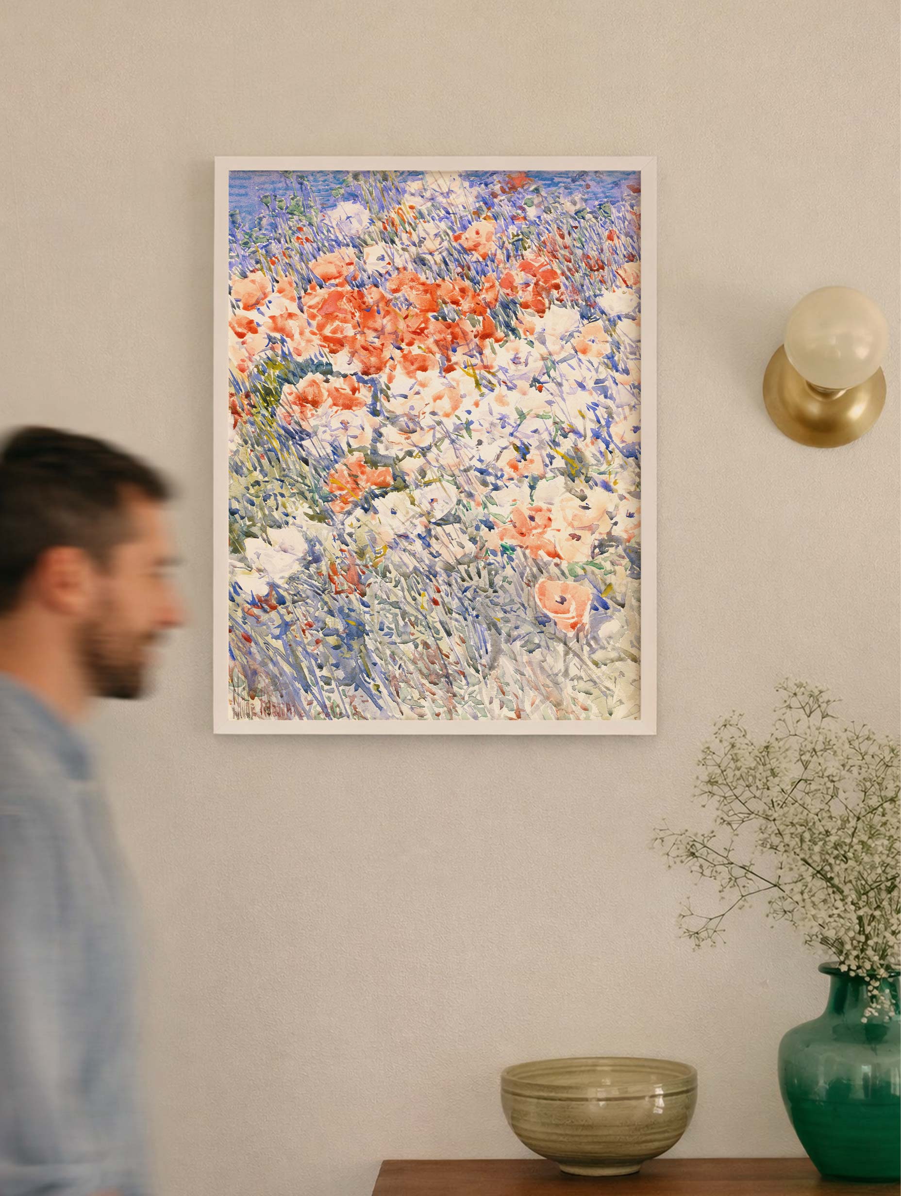 The Island Garden - Childe Hassam Mockup