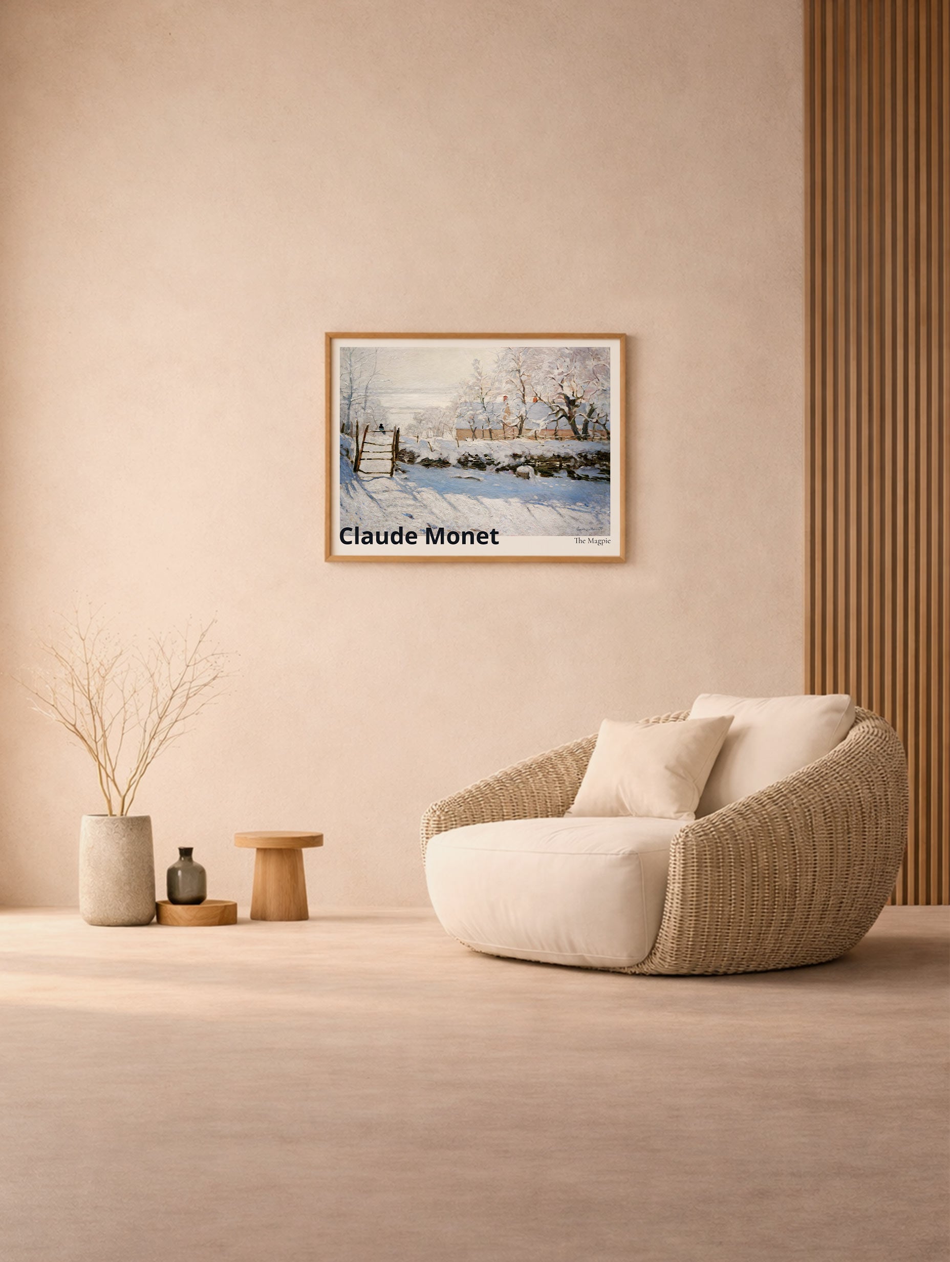 The Magpie Claude Monet Art Print