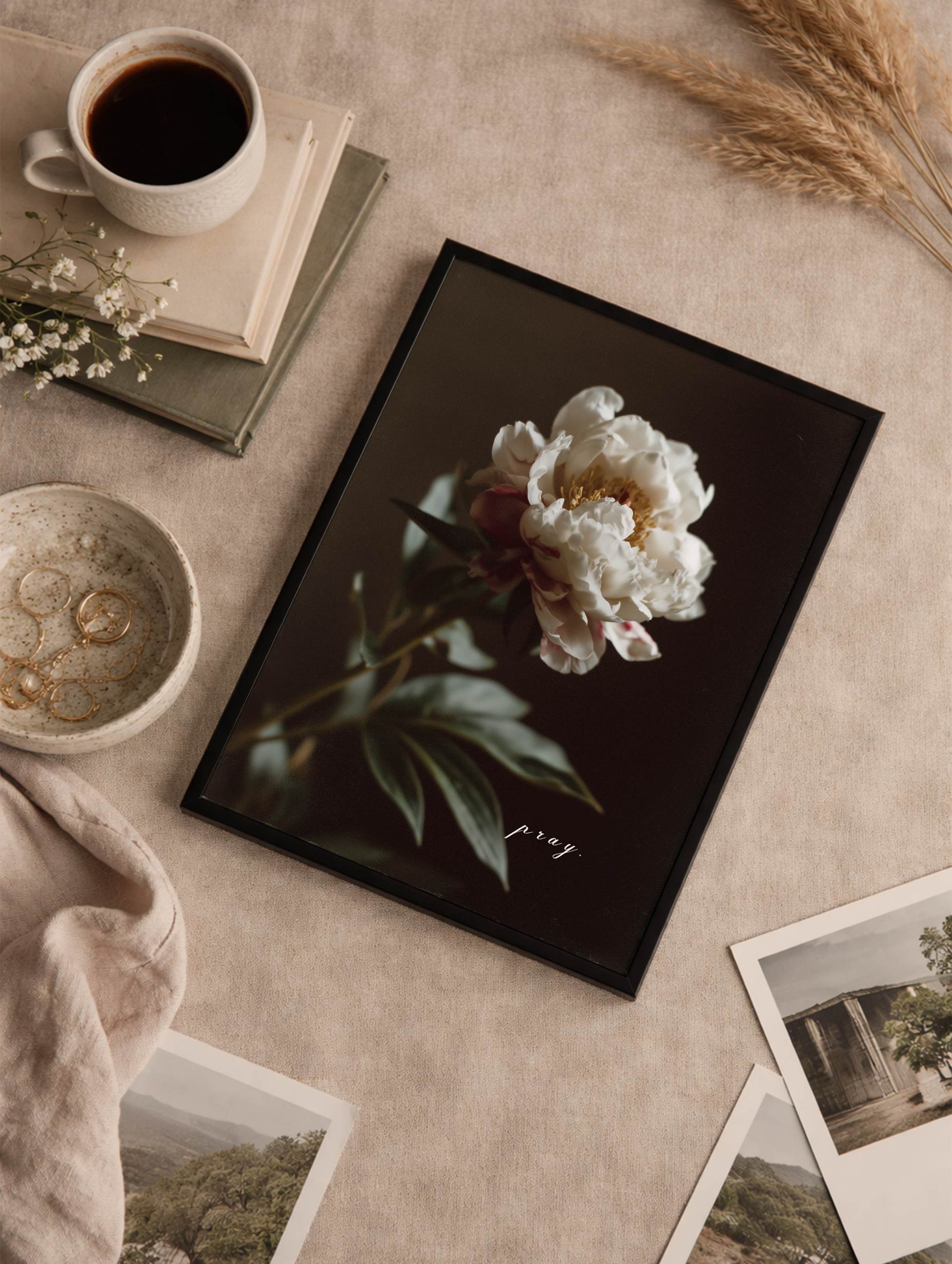 The Peony Poster Mockup