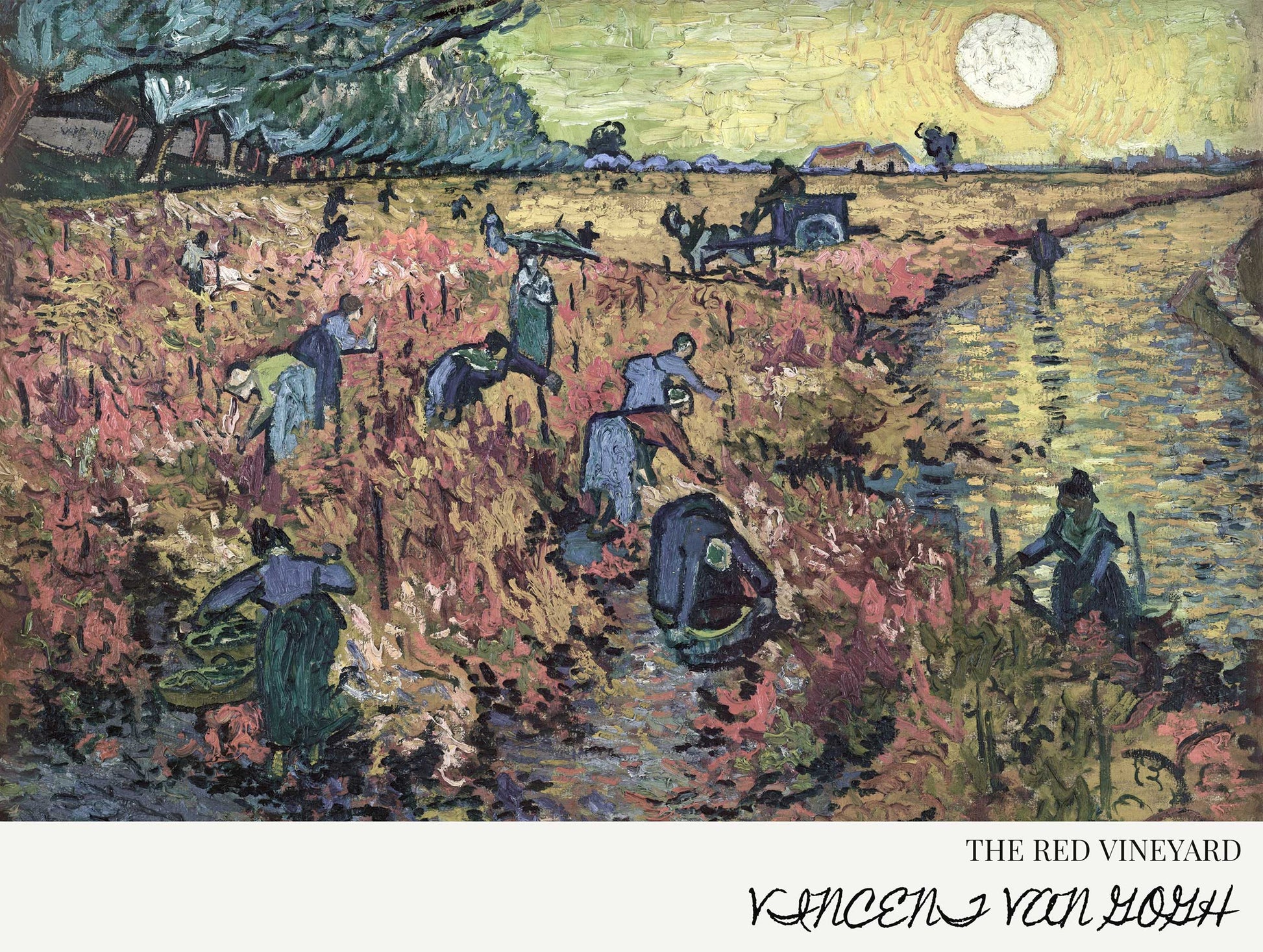 The Red Vineyard - Van Gogh