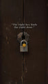 The Right Keys Open the Right Door Vintage Poster