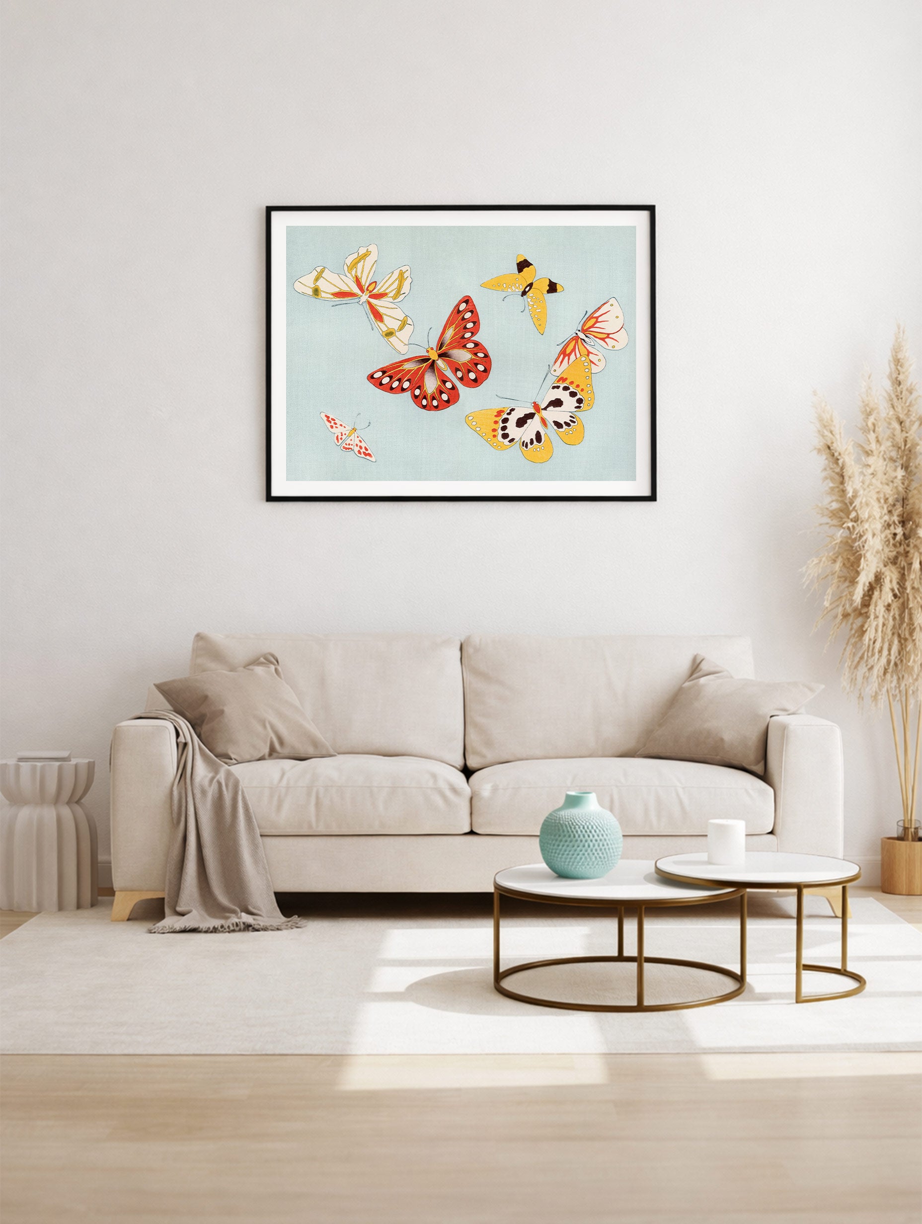 A Thousand Butterflies Kamisaka Sekka Art Mockup